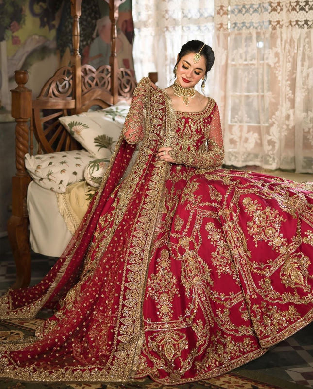 Faiza Saqlain couture bridal lehenga Ayla's Atelier