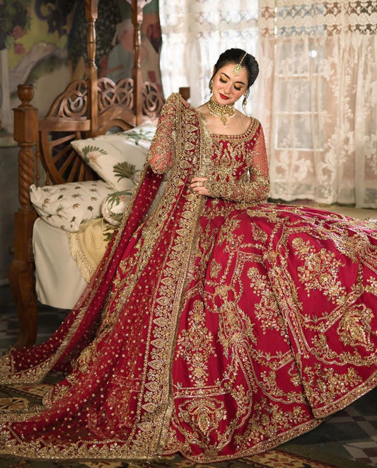 Faiza Saqlain couture bridal lehenga Ayla's Atelier