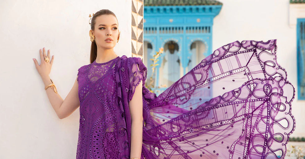 Maria B Unstitched Luxury Lawn D-2402-B