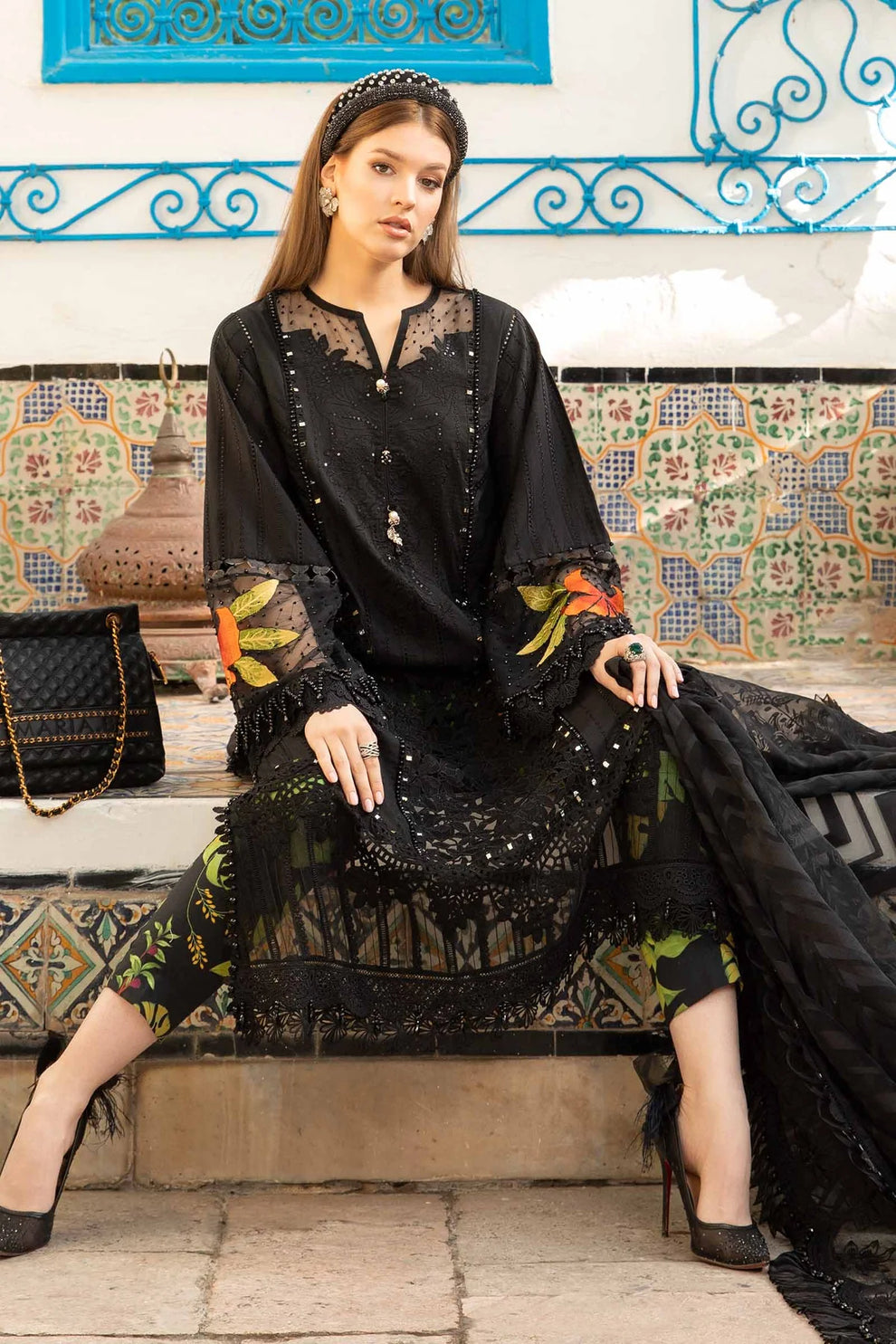 Maria B Unstitched Luxury Lawn D-2408-B