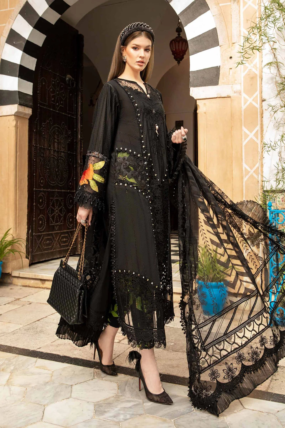 Maria B Unstitched Luxury Lawn D-2408-B