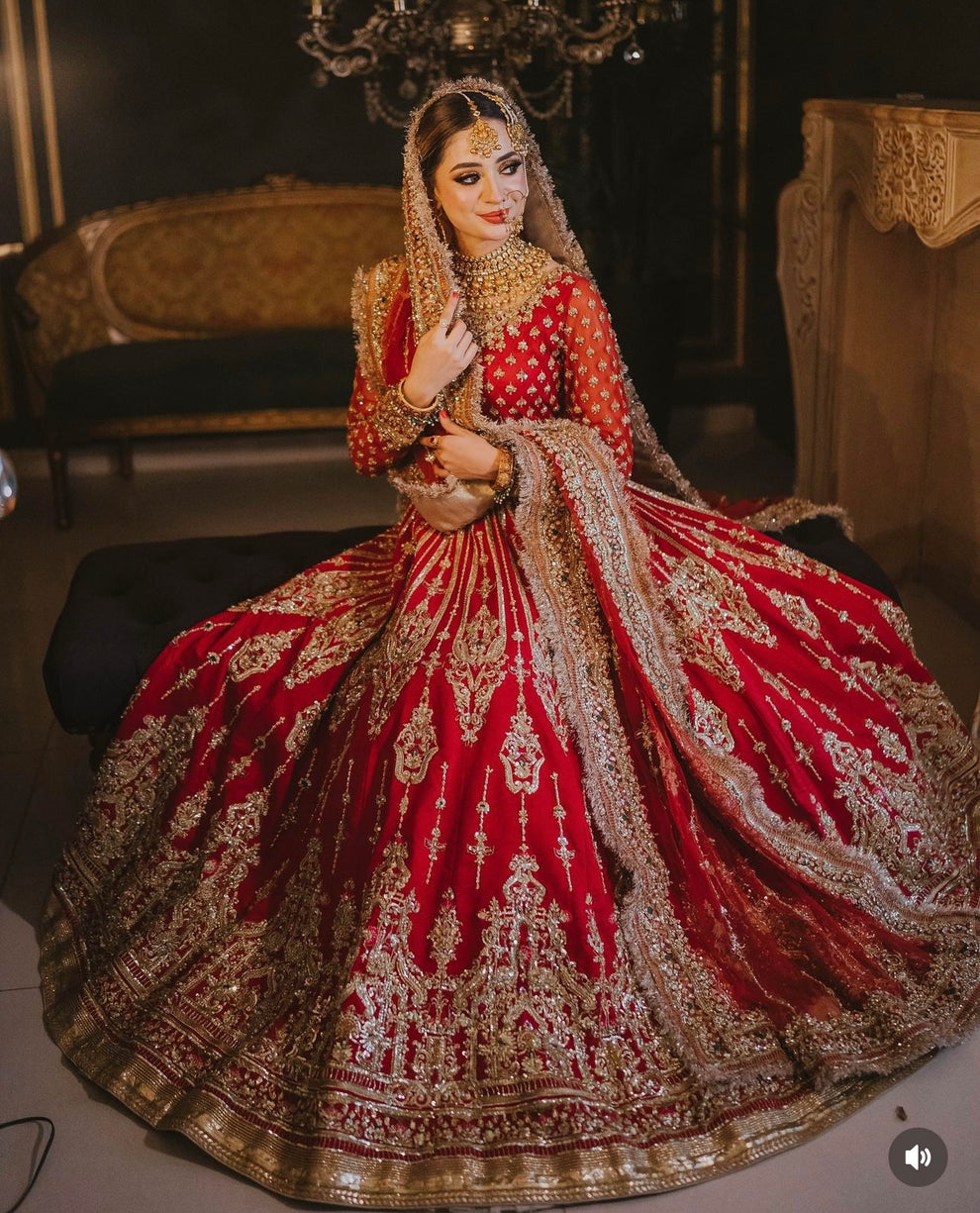 Maha Wajahat Khan - Luxury Bridal Lehenga My Store