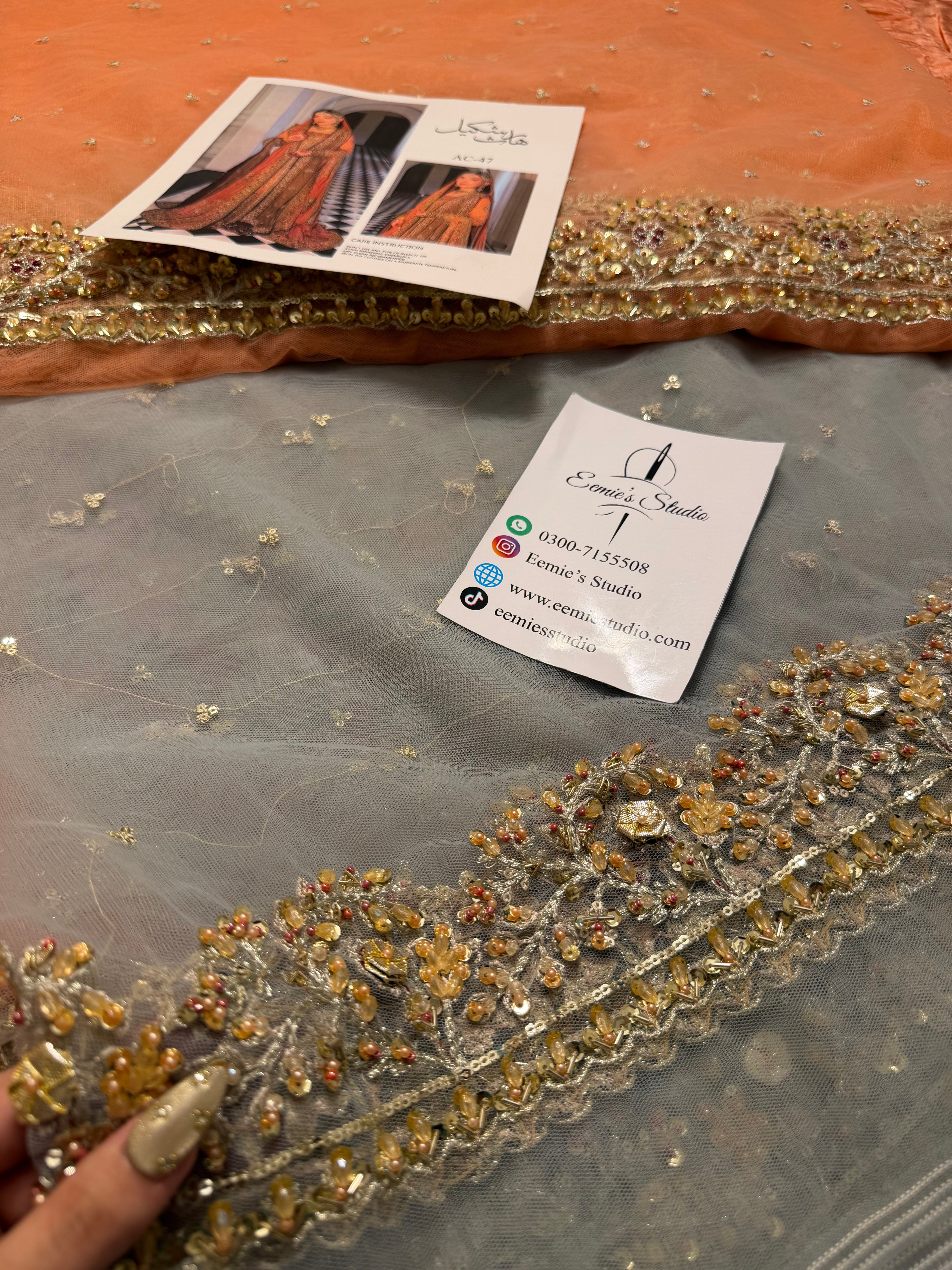 Haris Shakeel - Safeera (with 2 duppatas) Ayla's Atelier