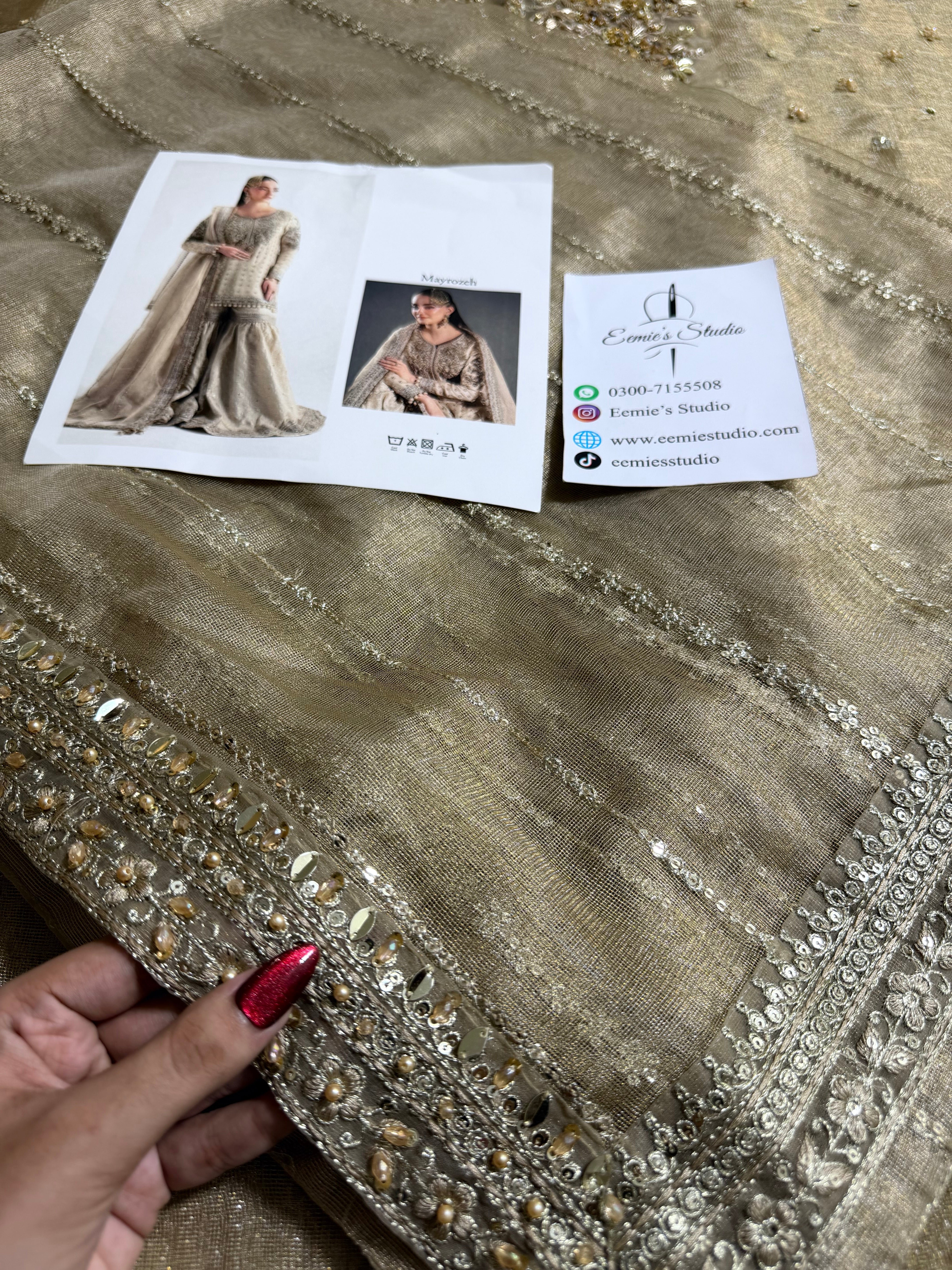 Maria.B Retro Shadmani Couture - Mayrozeh Ayla's Atelier
