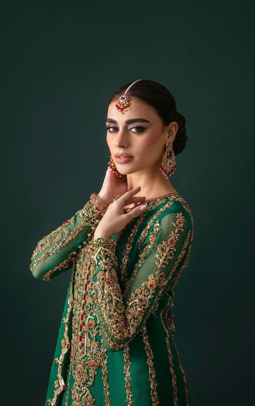 Nomi Ansari - Sadaf Kanwal Green ensemble Ayla's Atelier