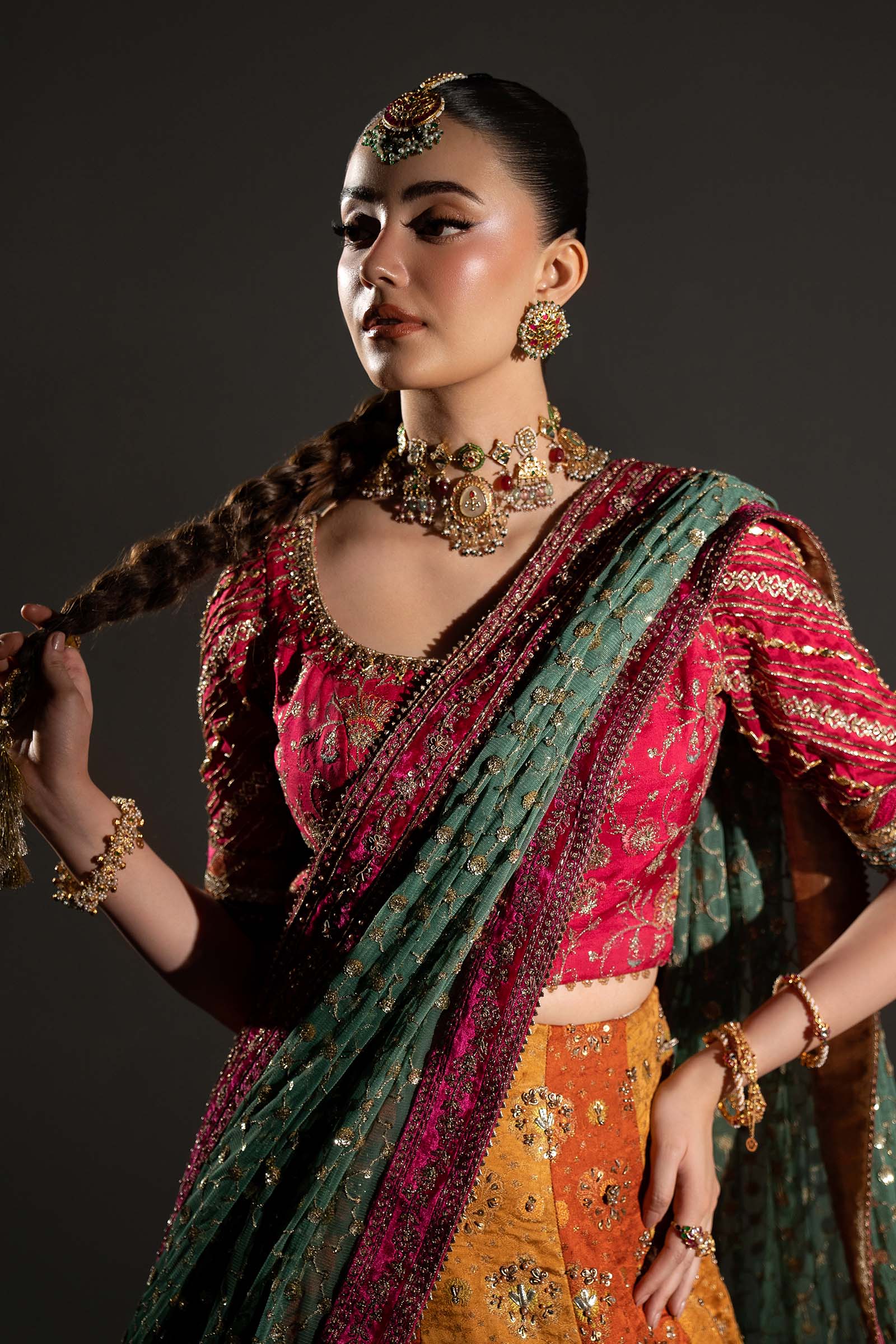 Maria.B Retro Shadmani Couture - Merjan Ayla's Atelier