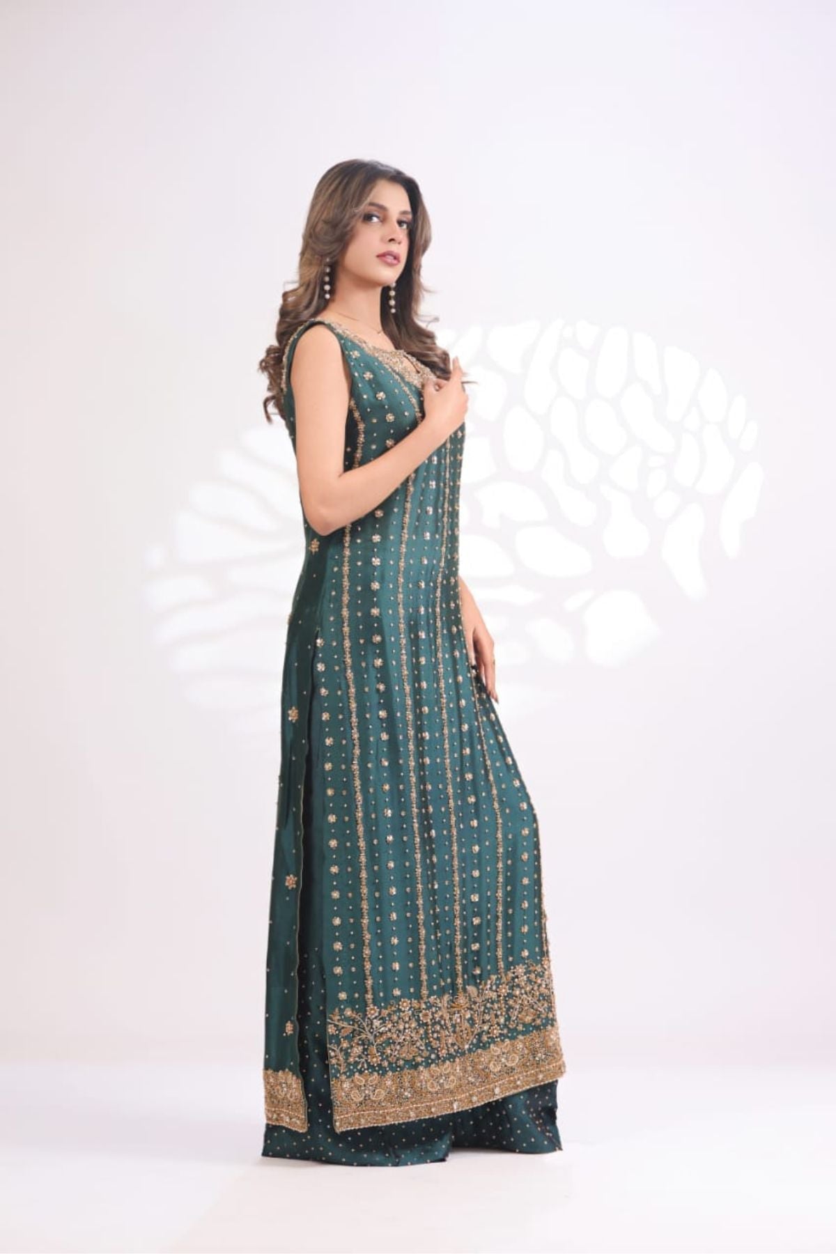 Usama Silk - Teal Luxe Ayla's Atelier