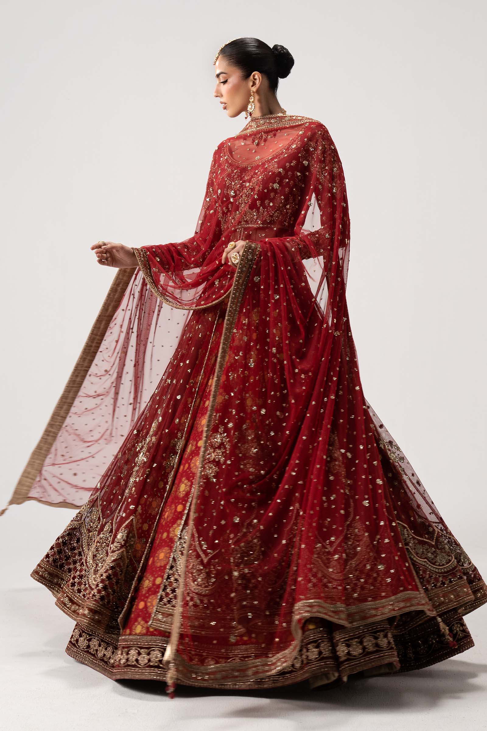 Maria.B Retro Shadmani Couture - Bazif Ayla's Atelier