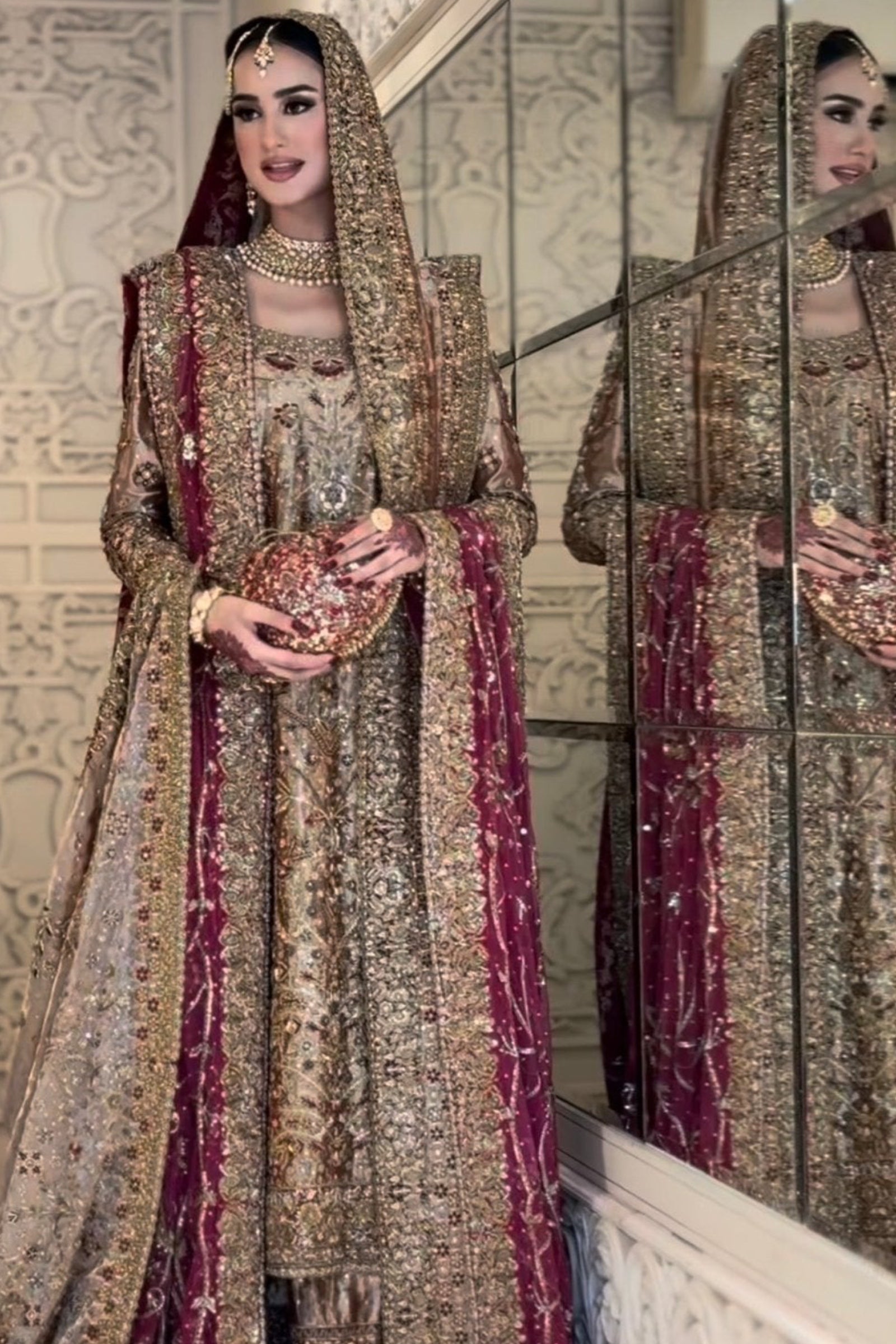 Haris Shakeel - Areeba (with 2 heavy duppatas) Ayla's Atelier