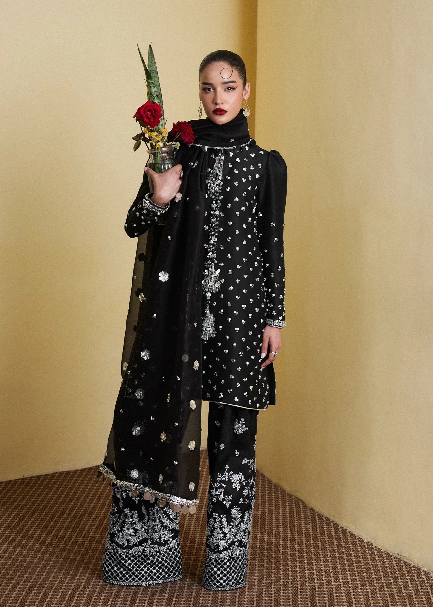 Hussain Rehar Elegant Luxury Raw Silk Unstitched 3 Piece Collection Kiara Pehnawa