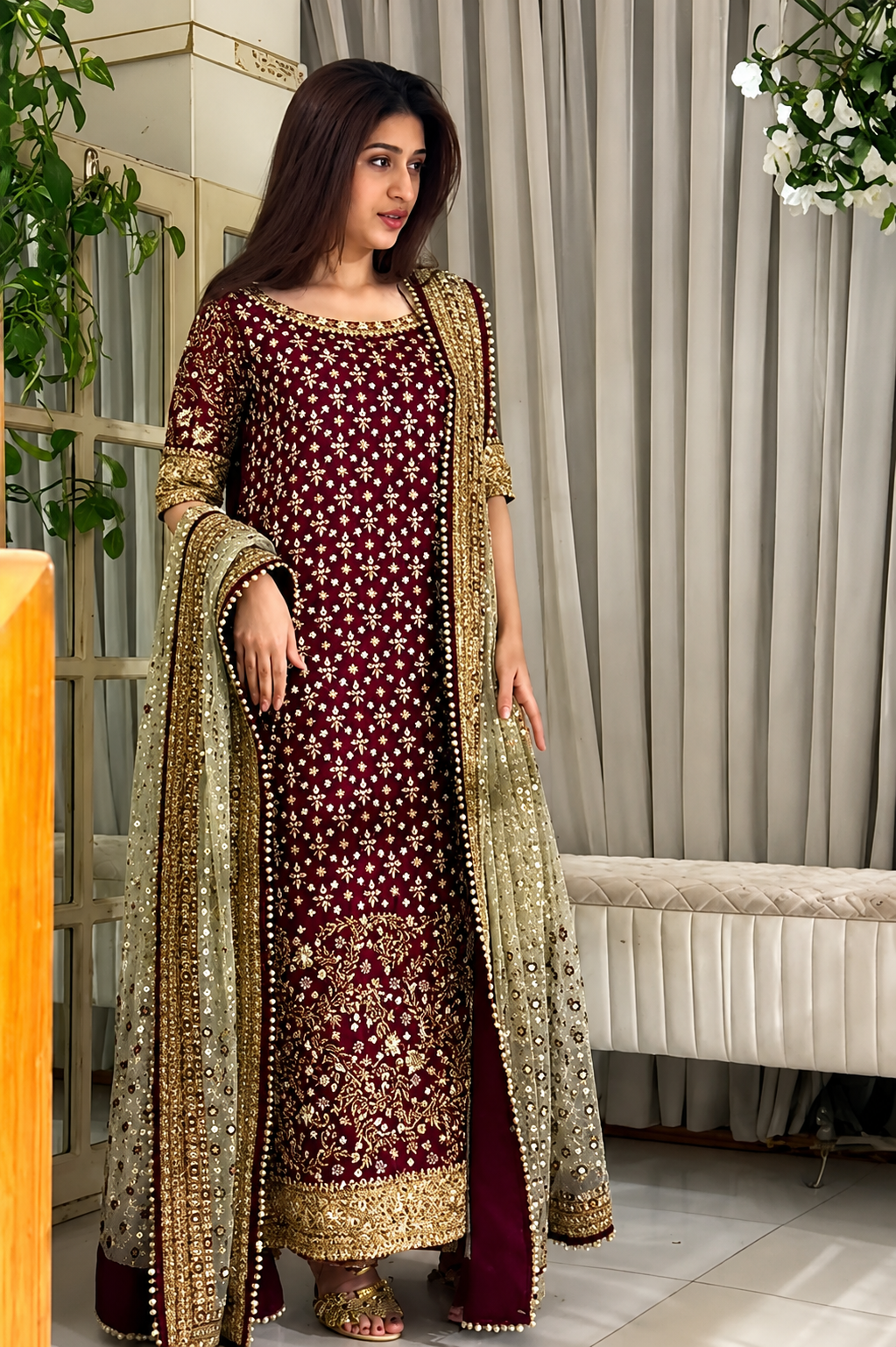Haris Shakeel Areesha – Luxury Pakistani Designer Dress | Ayla's Atelier Ayla's Atelier