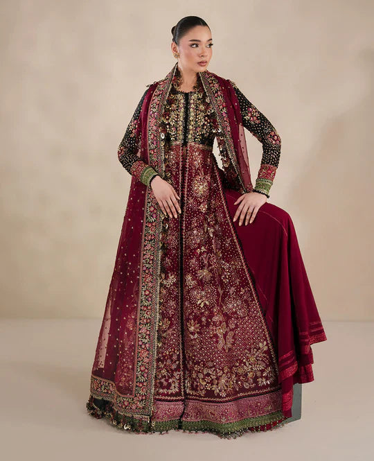 Republic Womenswear Lilianne Wedding Unstitched (Lucienne) Royal Embroidery