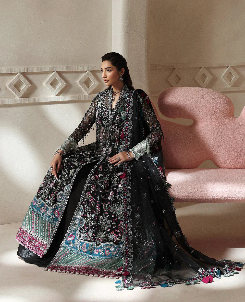 Republic Womenswear Lilianne Wedding Unstitched (Auriane) Royal Embroidery