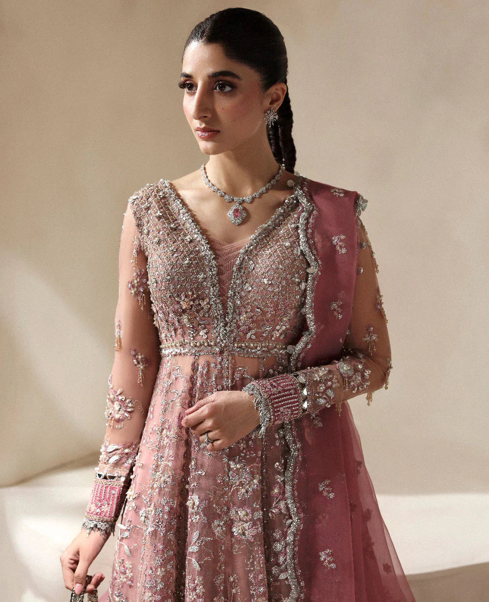 Republic Womenswear Lilianne Wedding Unstitched (Juliane) Royal Embroidery