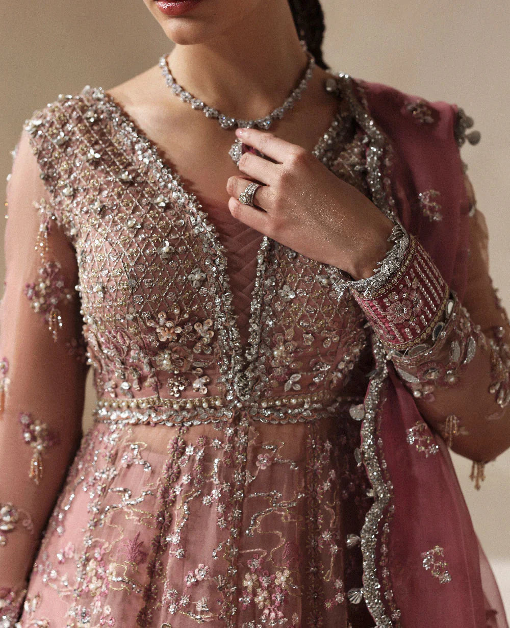 Republic Womenswear Lilianne Wedding Unstitched (Juliane) Royal Embroidery