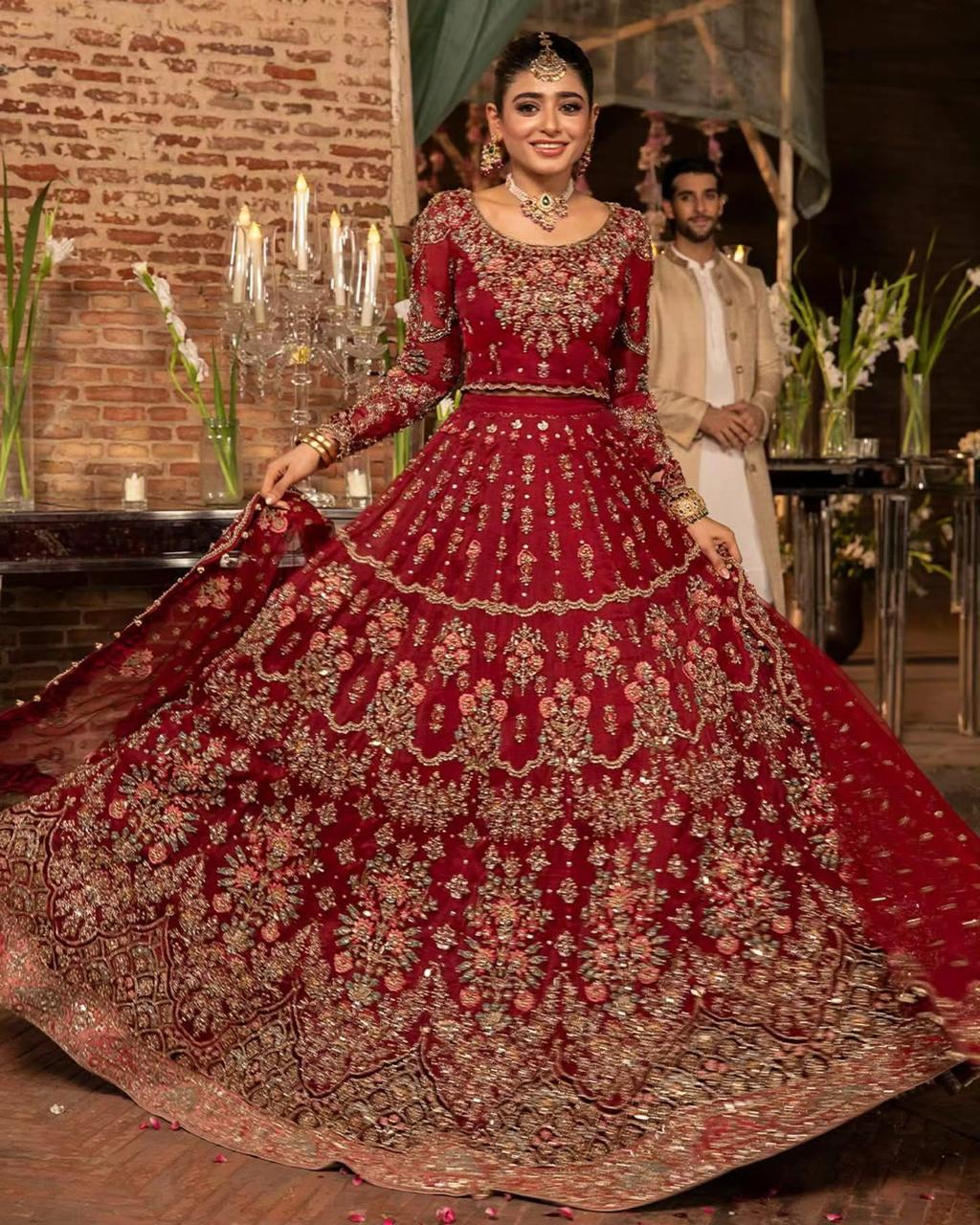 Maria B Bridal Couture Roza Ayla's Atelier Maria B Bridal Couture Roza Ayla's Atelier