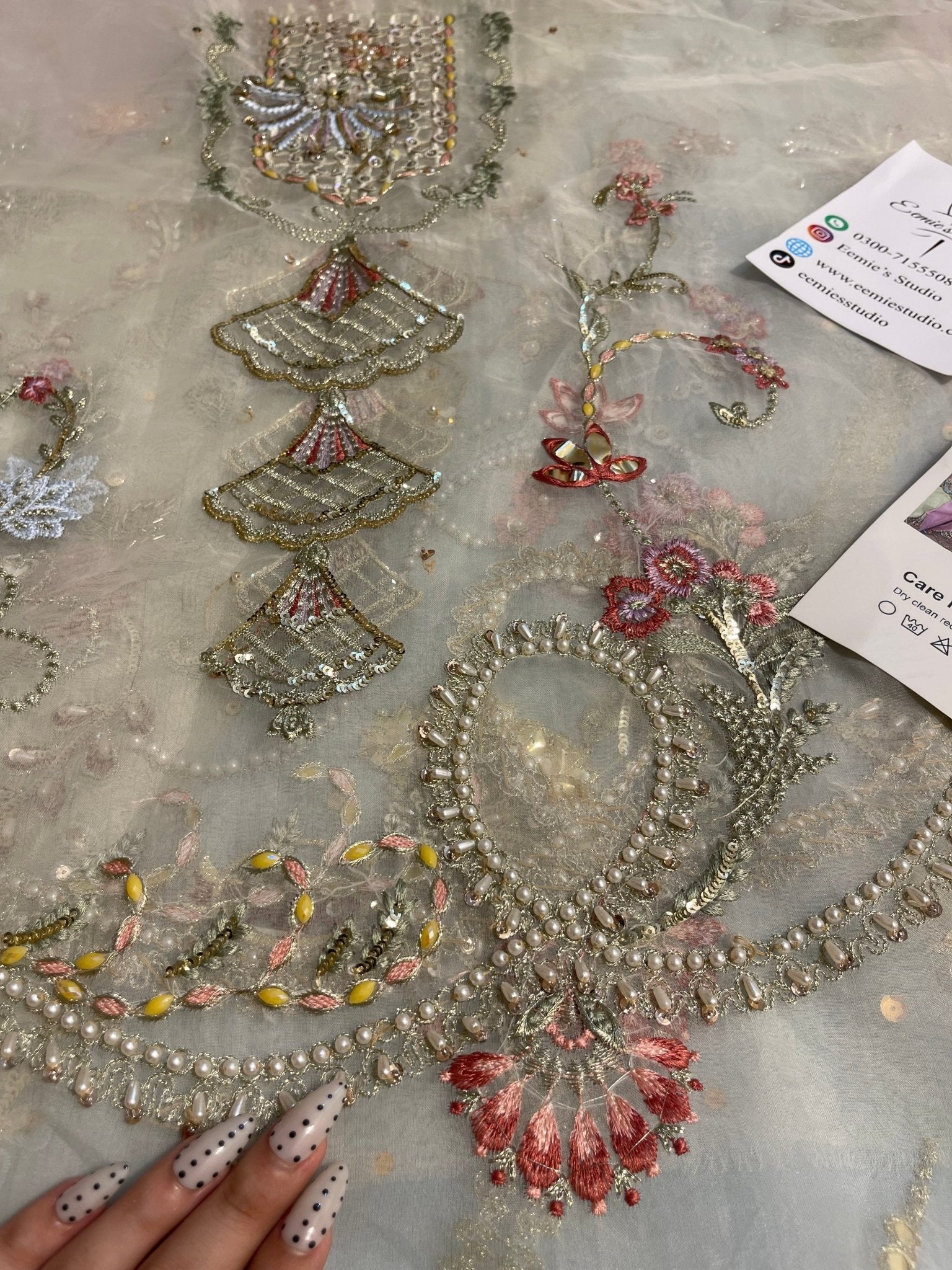 Crimson - Rangoli Ayla's Atelier