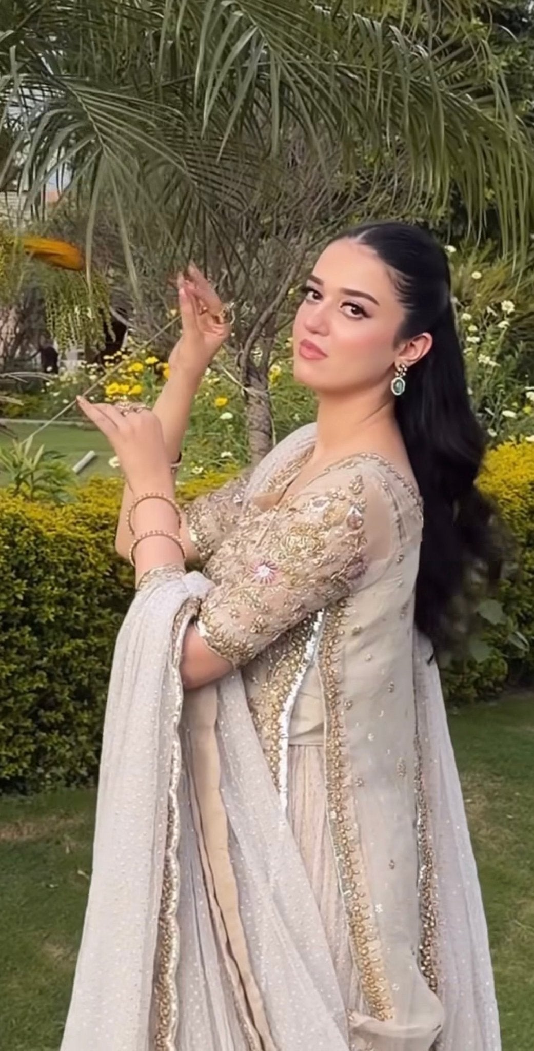 Haris Shakeel - Aleena Khan (Champagne Onion Pink Colour Customised) Ayla's Atelier
