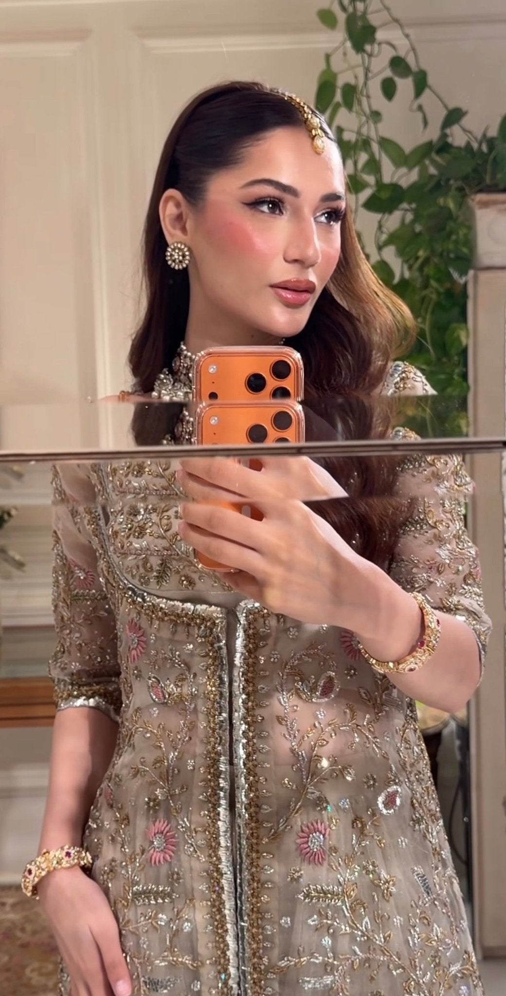Haris Shakeel - Aleena Khan (Champagne Onion Pink Colour Customised) Ayla's Atelier