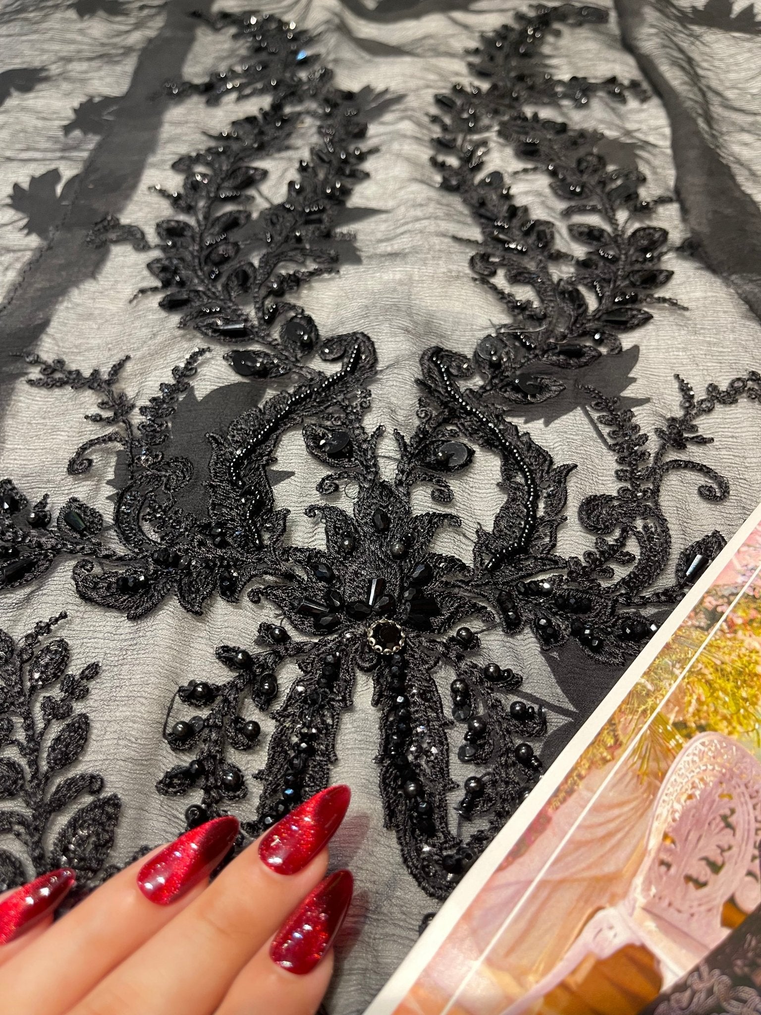 Maria.B Chiffons MPC-26-101-Black Ayla's Atelier
