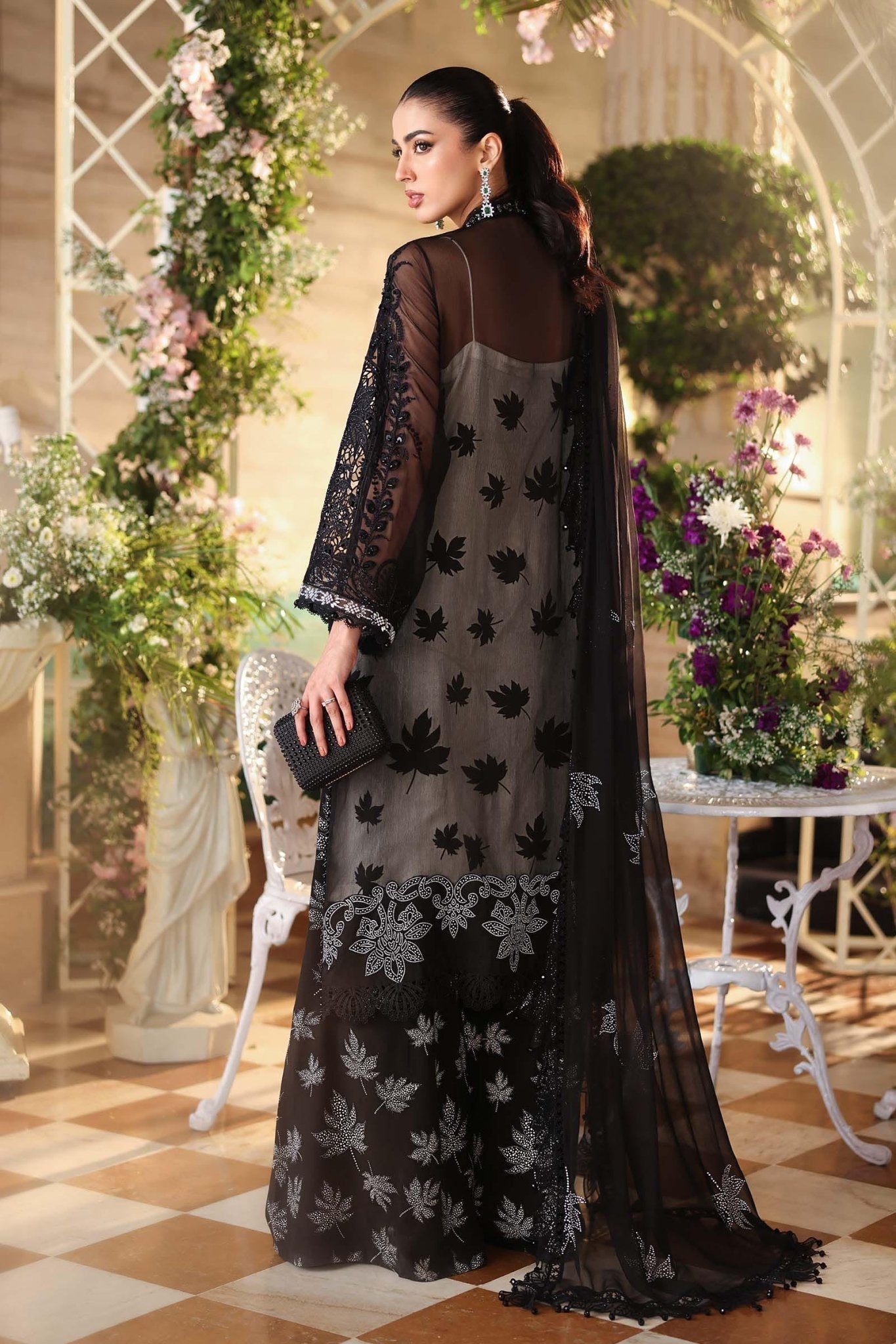 Maria.B Chiffons MPC-26-101-Black Ayla's Atelier