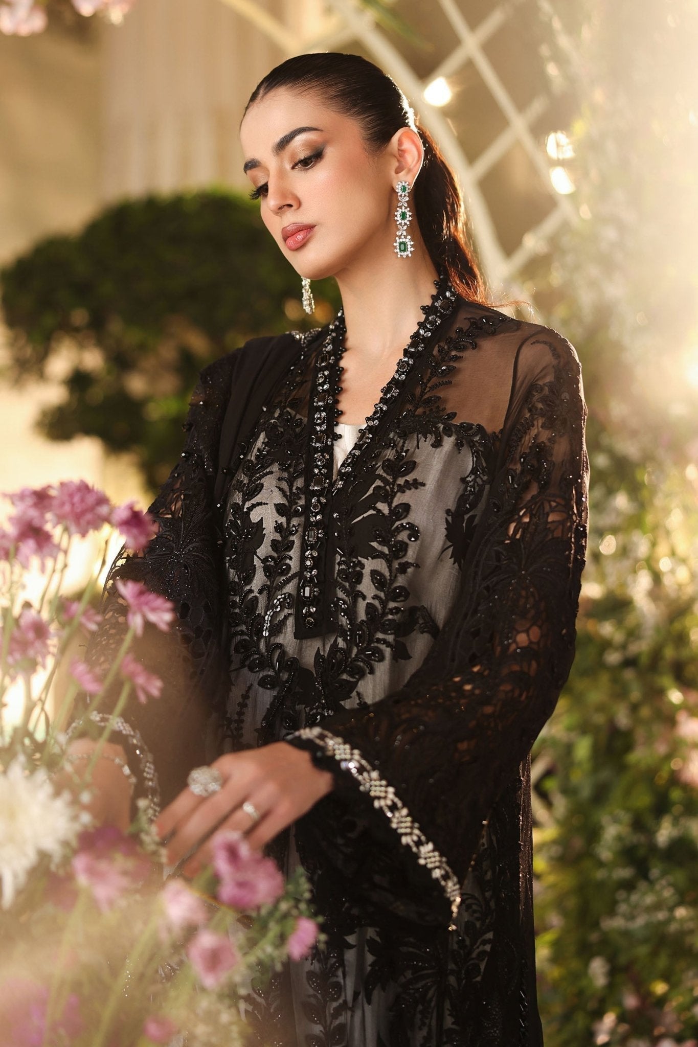 Maria.B Chiffons MPC-26-101-Black Ayla's Atelier