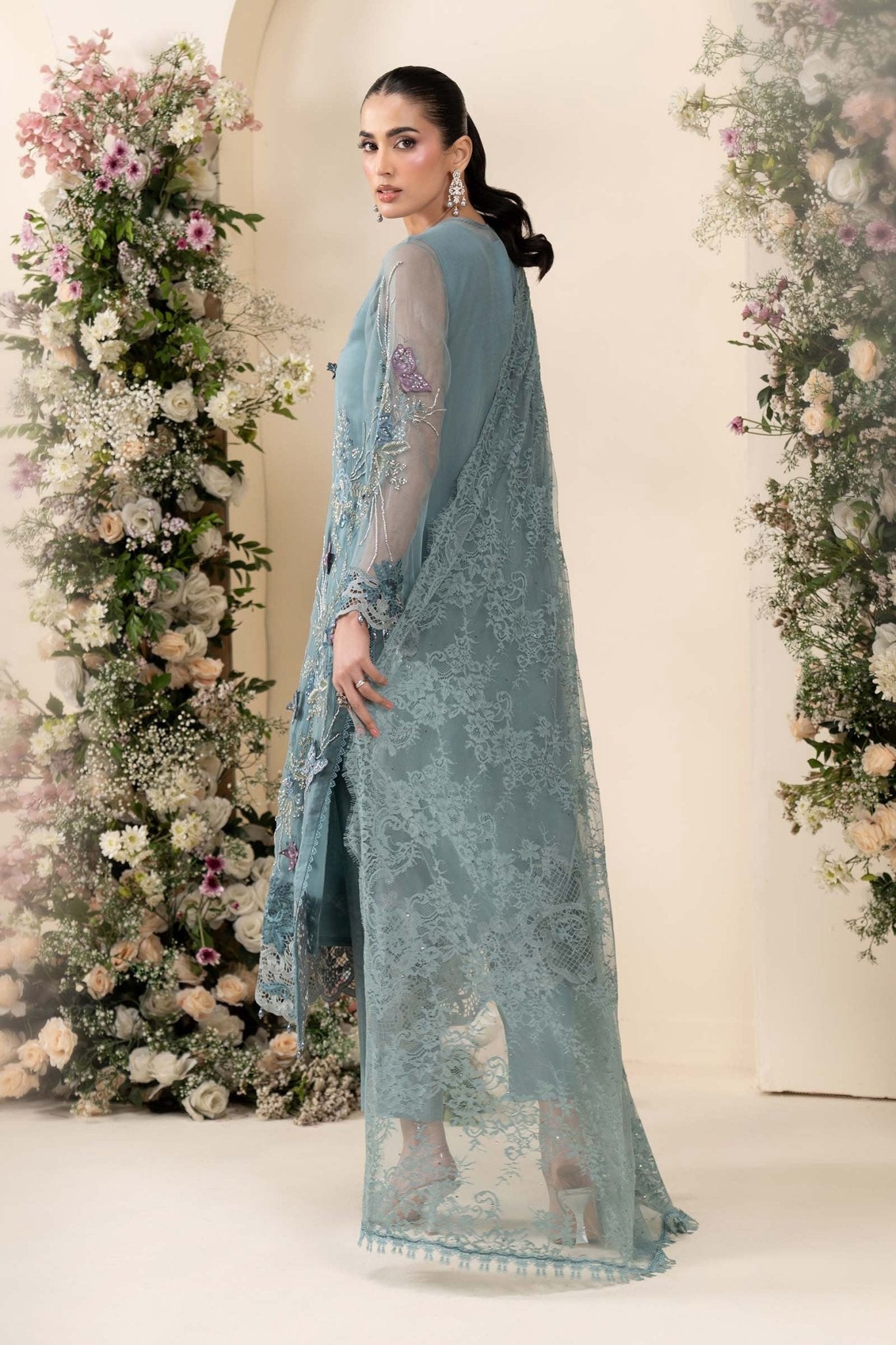 Maria.B Chiffons MPC-26-106-Slate Blue Ayla's Atelier