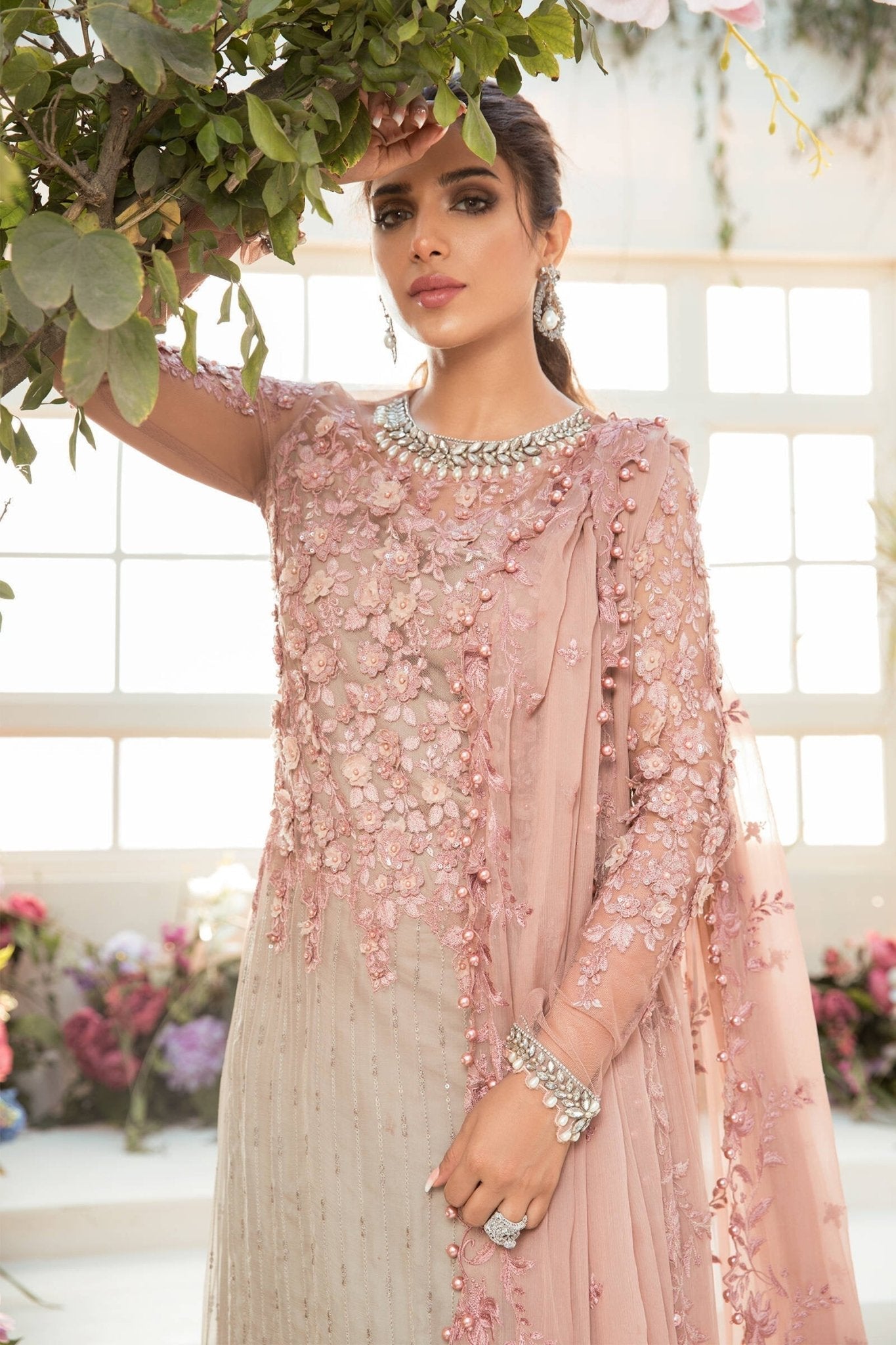 Maria.B Coffee and Ash Pink BD-2101 Ayla's Atelier