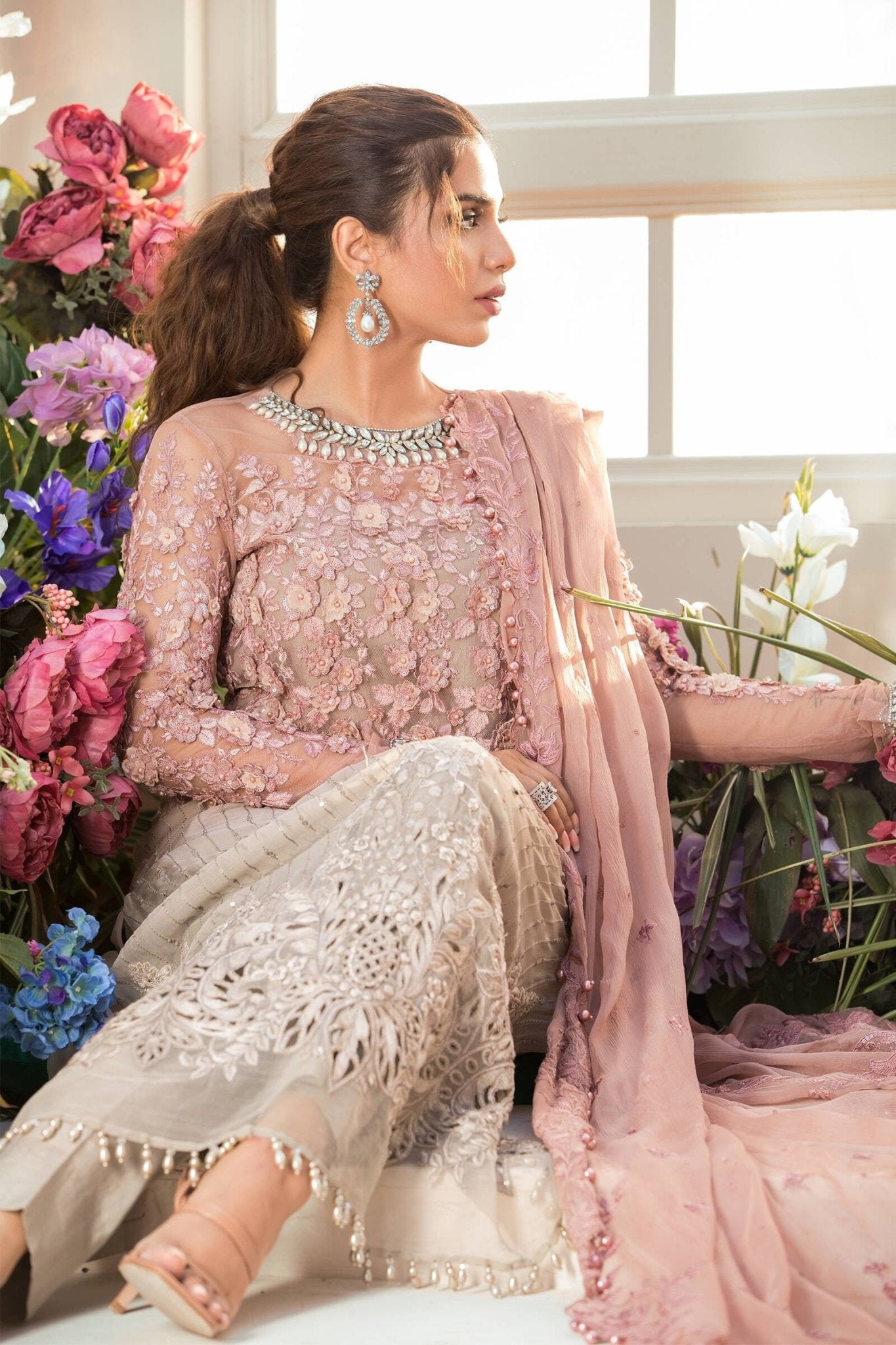 Maria.B Coffee and Ash Pink BD-2101 Ayla's Atelier