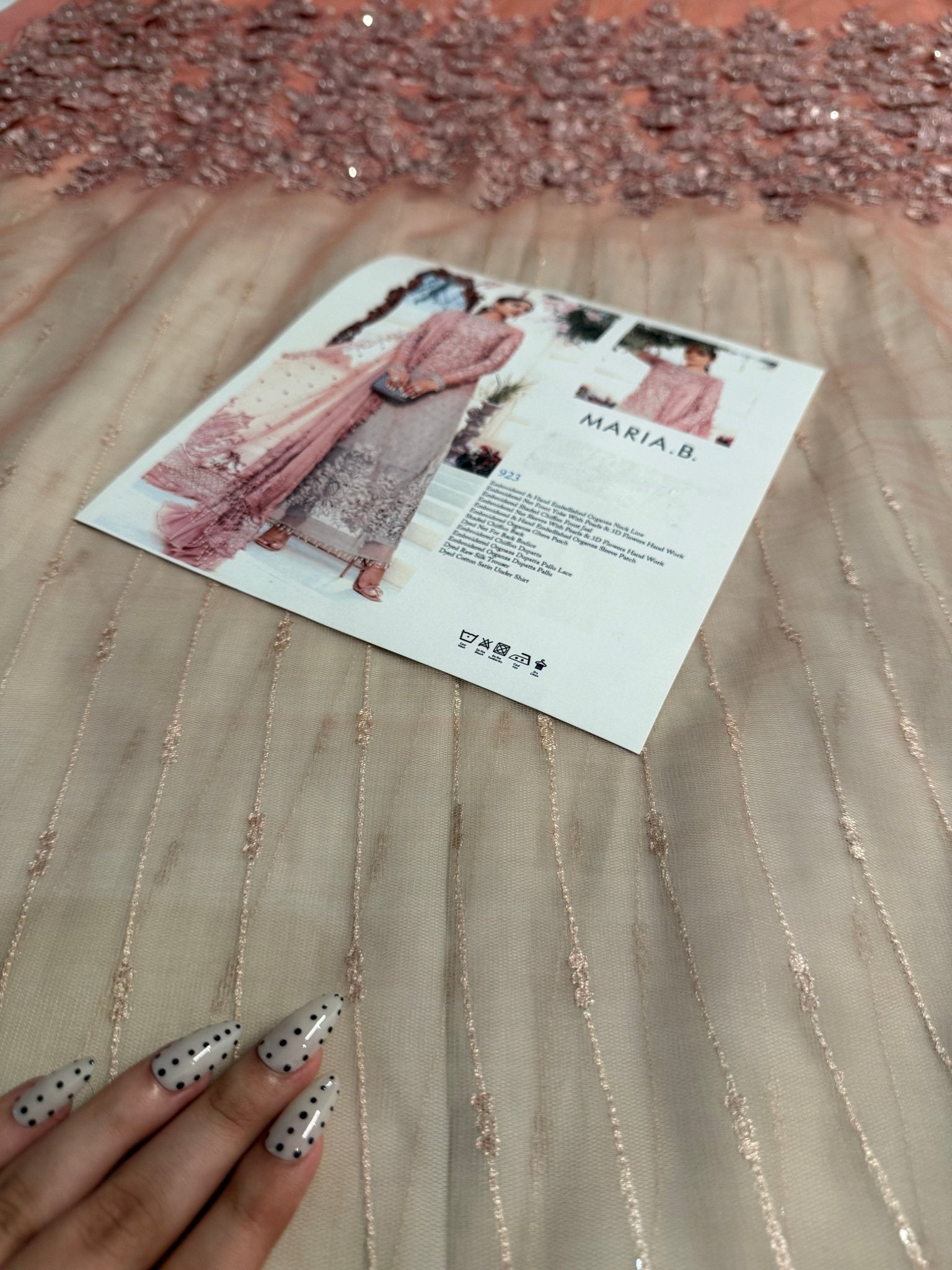 Maria.B Coffee and Ash Pink BD-2101 Ayla's Atelier