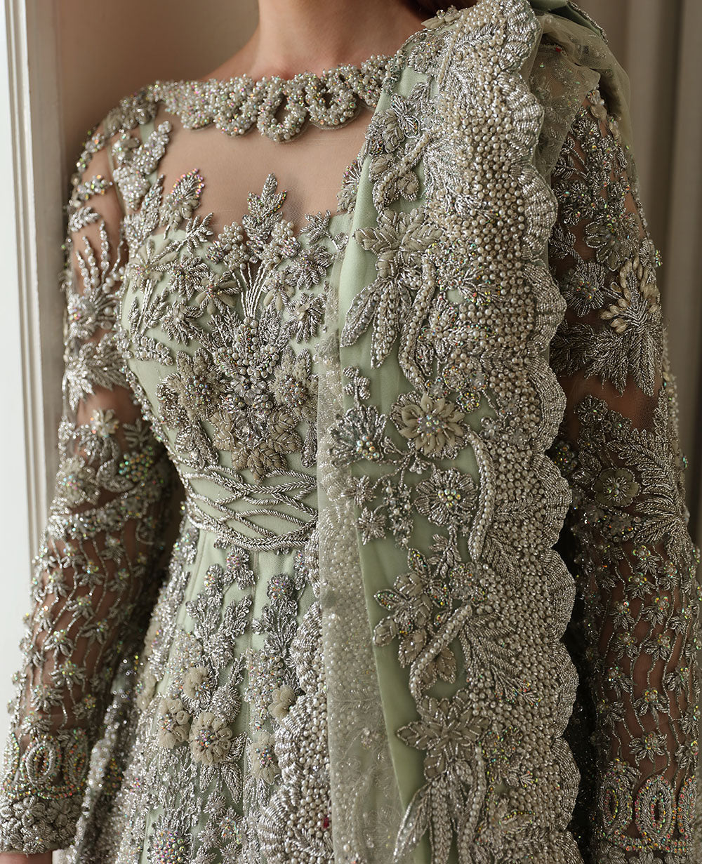 Republic Womenswear Celestia E62 Premium Breeze Net Walima Maxi Full Look by Ayla's Atelier