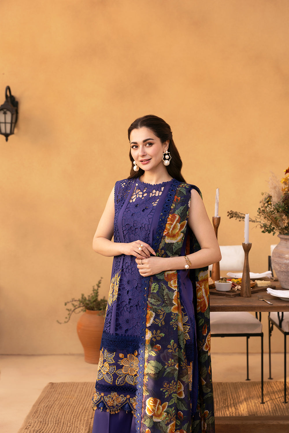 Saira Rizwan Luxury Lawn'25 Ayla's Atelier