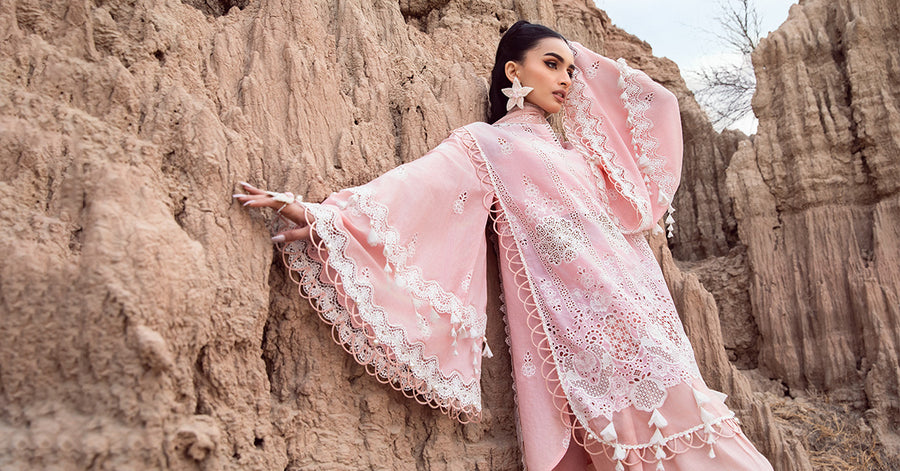 Embroidered Lawn Fabric (3Pcs) | LF-809 Ayla's Atelier