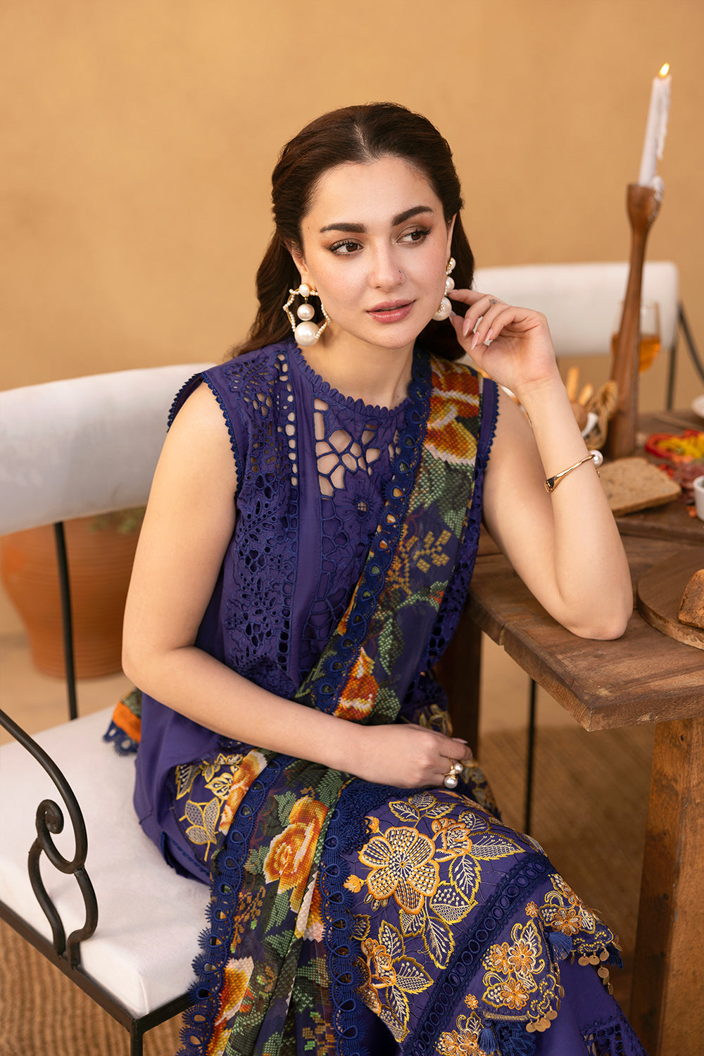 Saira Rizwan Luxury Lawn'25 Ayla's Atelier