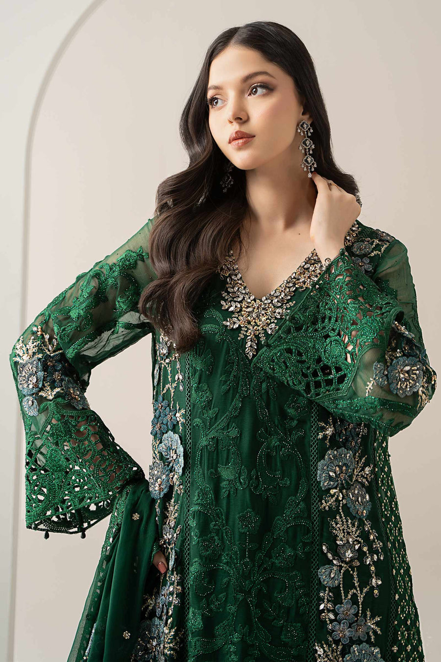 Maria B | BDS-3008 Emerald Green Ayla's Atelier