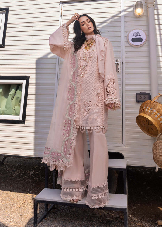 Saira Shakira Luxury Lawn Unstitched 3Pc Suit LEYLA-A Ayla's Atelier