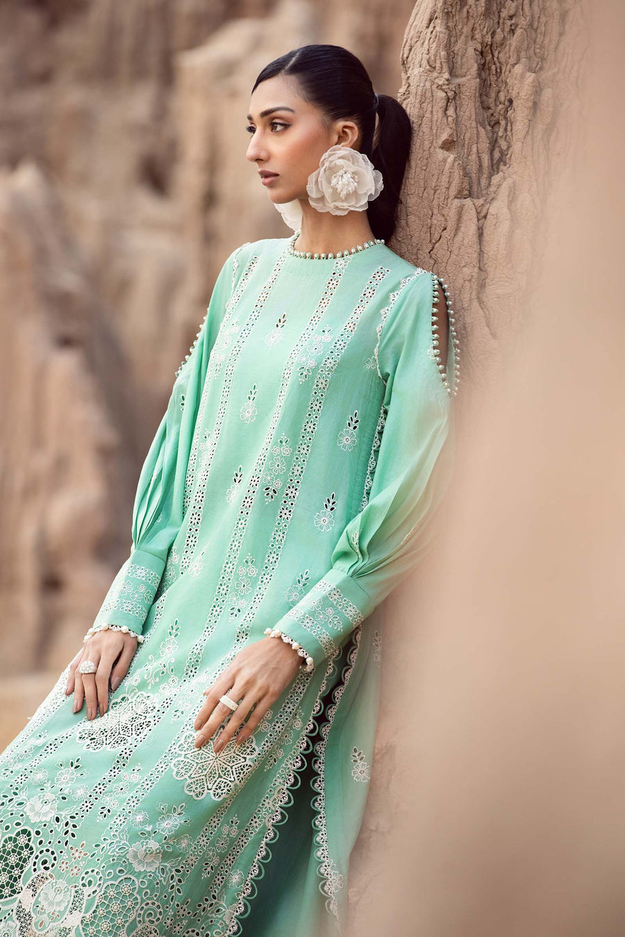 Embroidered Lawn Fabric (3Pcs) | LF-808 Ayla's Atelier