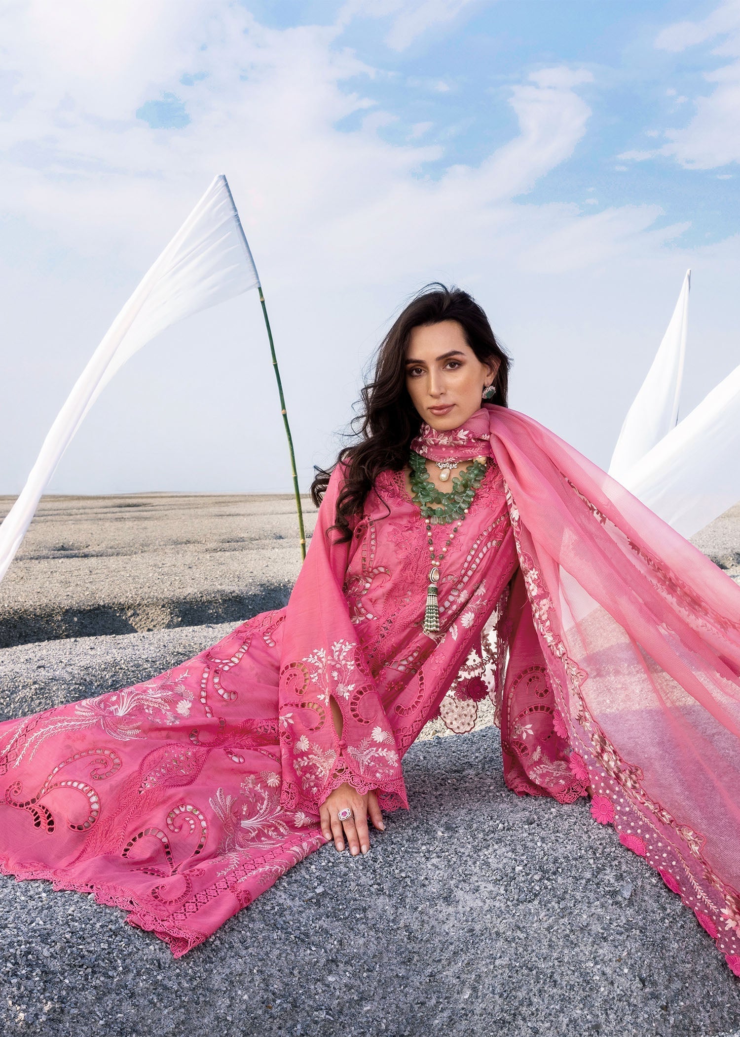Saira Shakira Luxury Lawn Unstitched 3Pc Suit SAMARA-B Ayla's Atelier