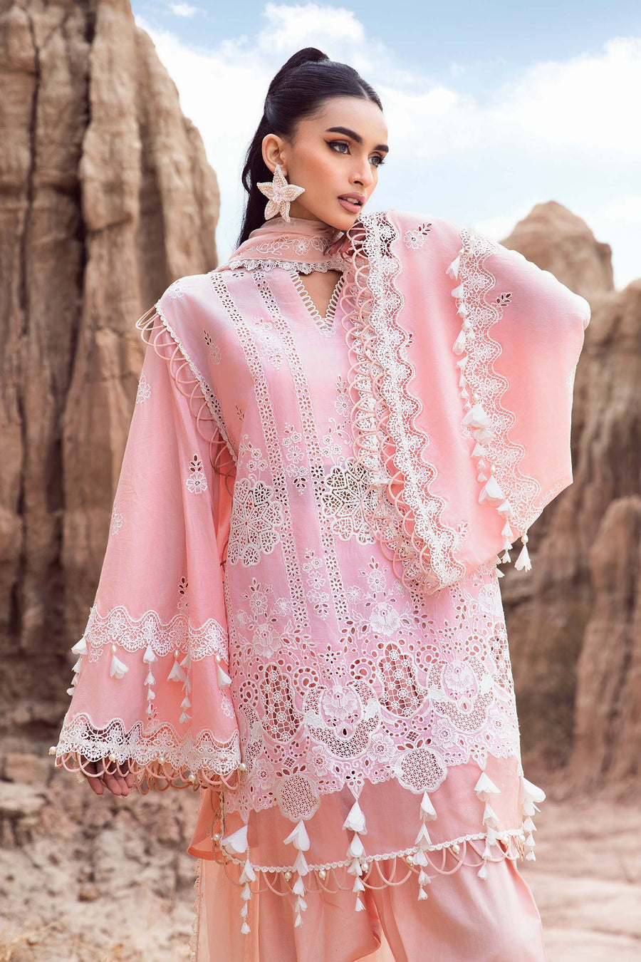 Embroidered Lawn Fabric (3Pcs) | LF-809 Ayla's Atelier