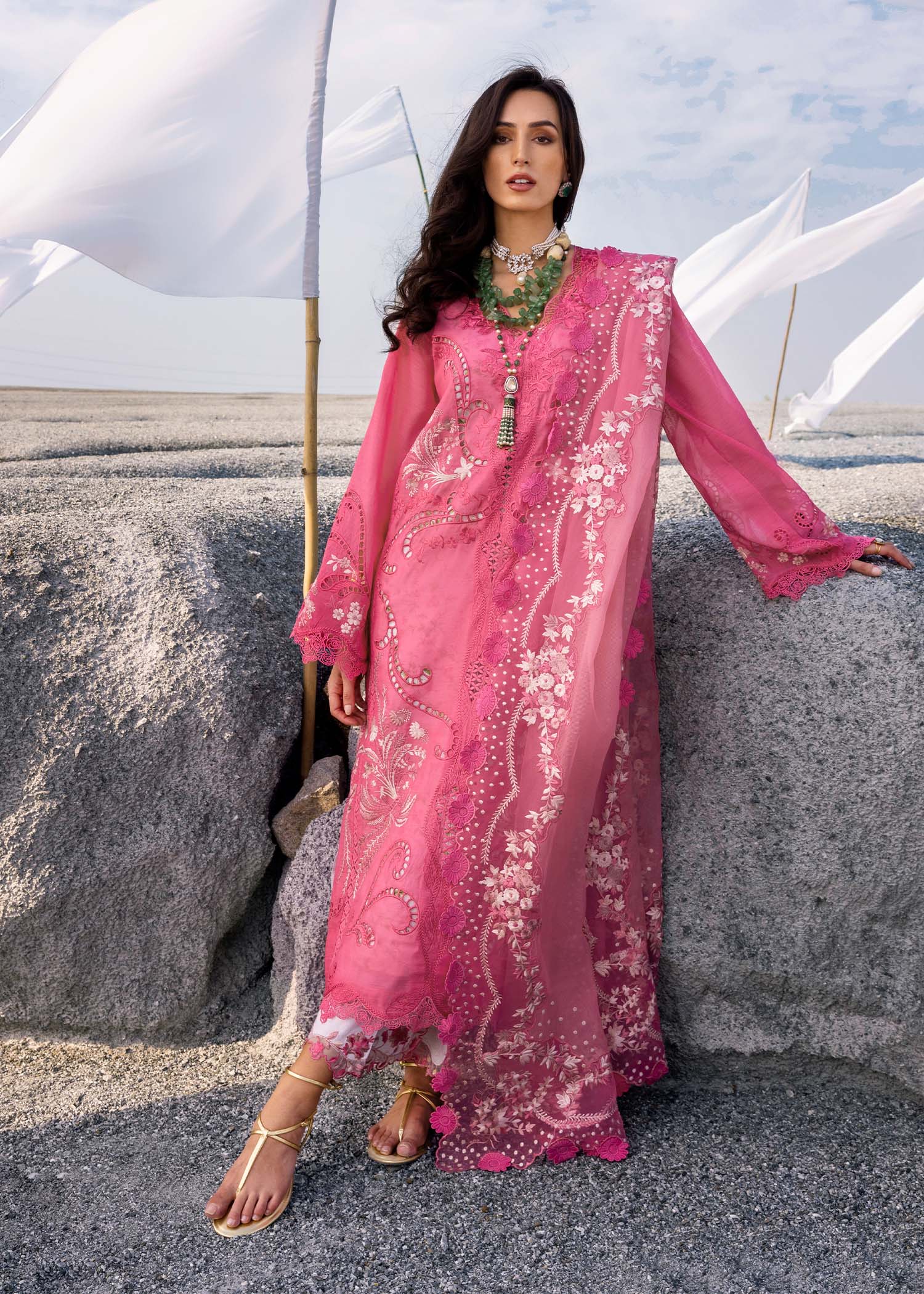 Saira Shakira Luxury Lawn Unstitched 3Pc Suit SAMARA-B Ayla's Atelier