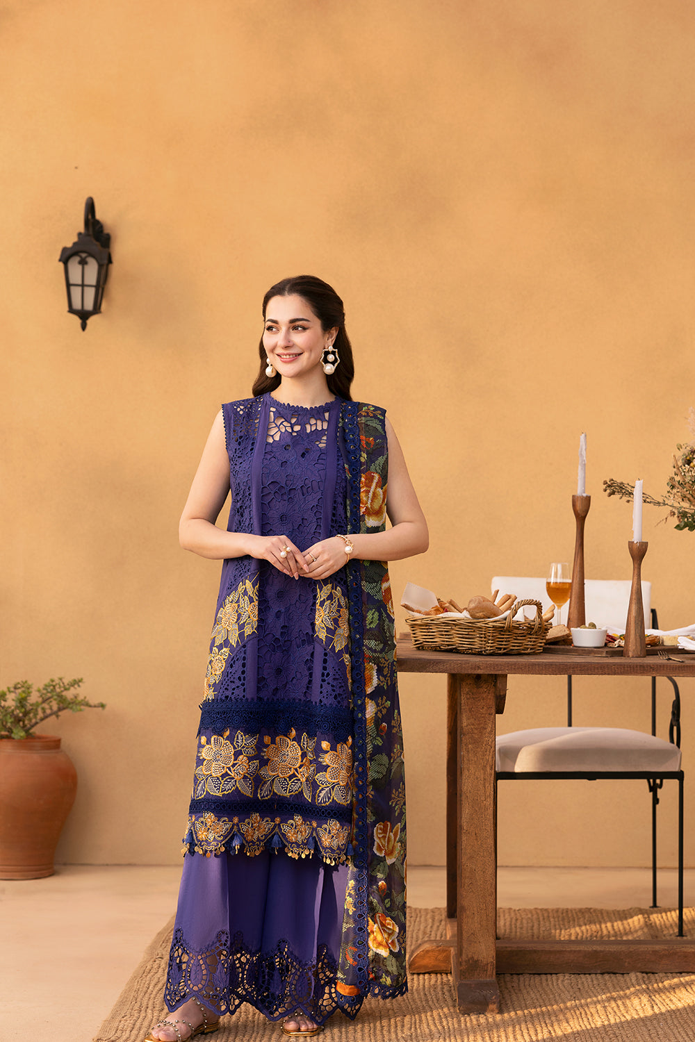 Saira Rizwan Luxury Lawn'25 Ayla's Atelier