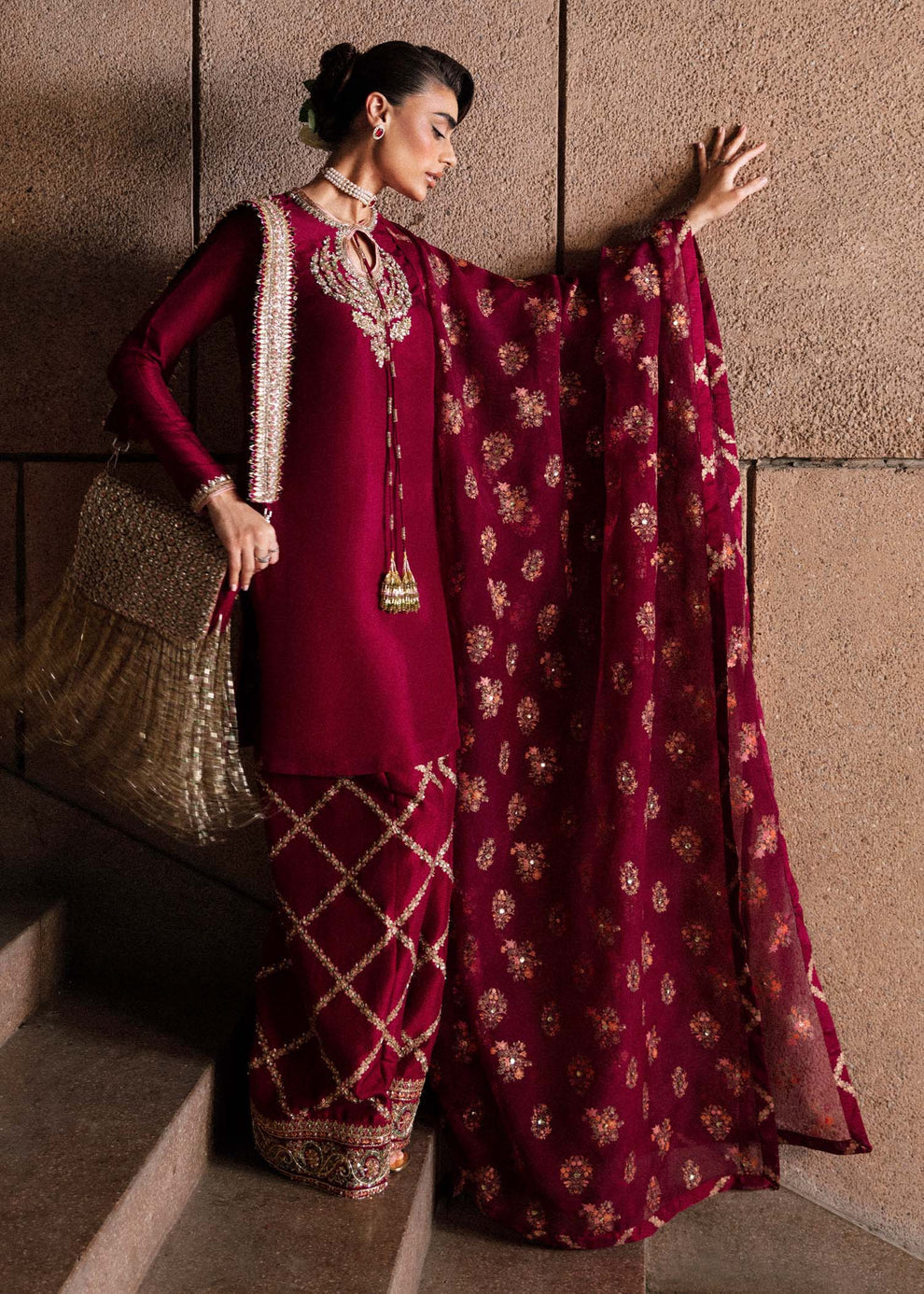 Hussain Rehar - Merlot Ayla's Atelier