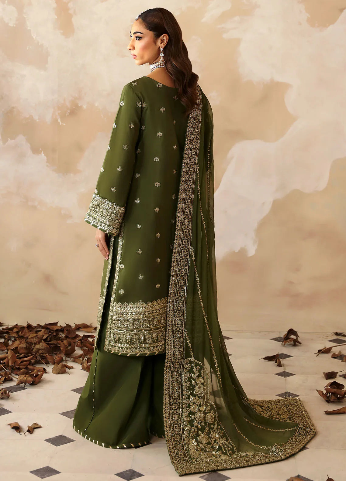 Shehrnaaz By Gulaal Embroidered Silk Suit Unstitched 3 Piece GL24SR GL-SD-24-08 Sohina - Formal Collection sanaullastore