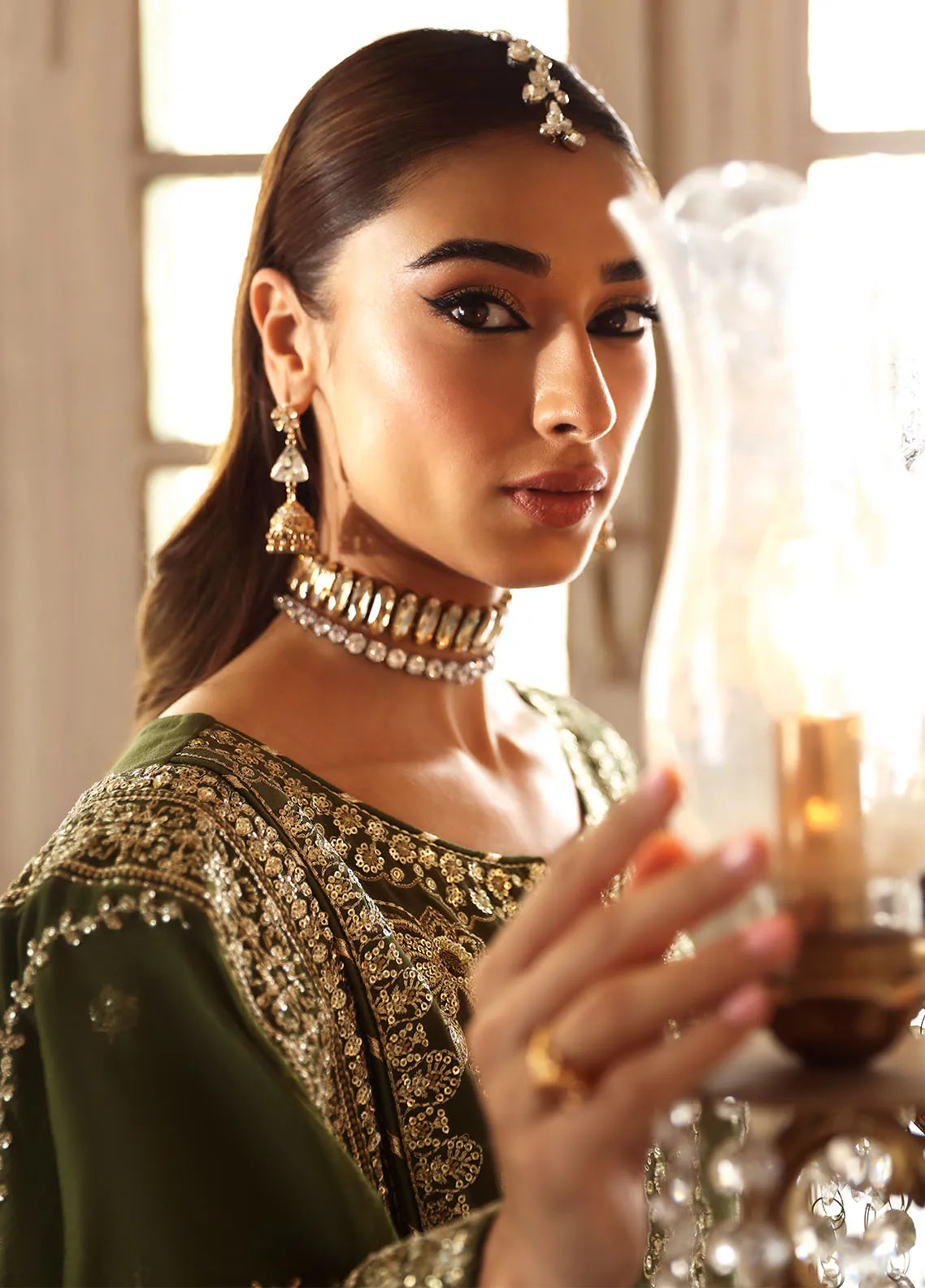 Shehrnaaz By Gulaal Embroidered Silk Suit Unstitched 3 Piece GL24SR GL-SD-24-08 Sohina - Formal Collection sanaullastore