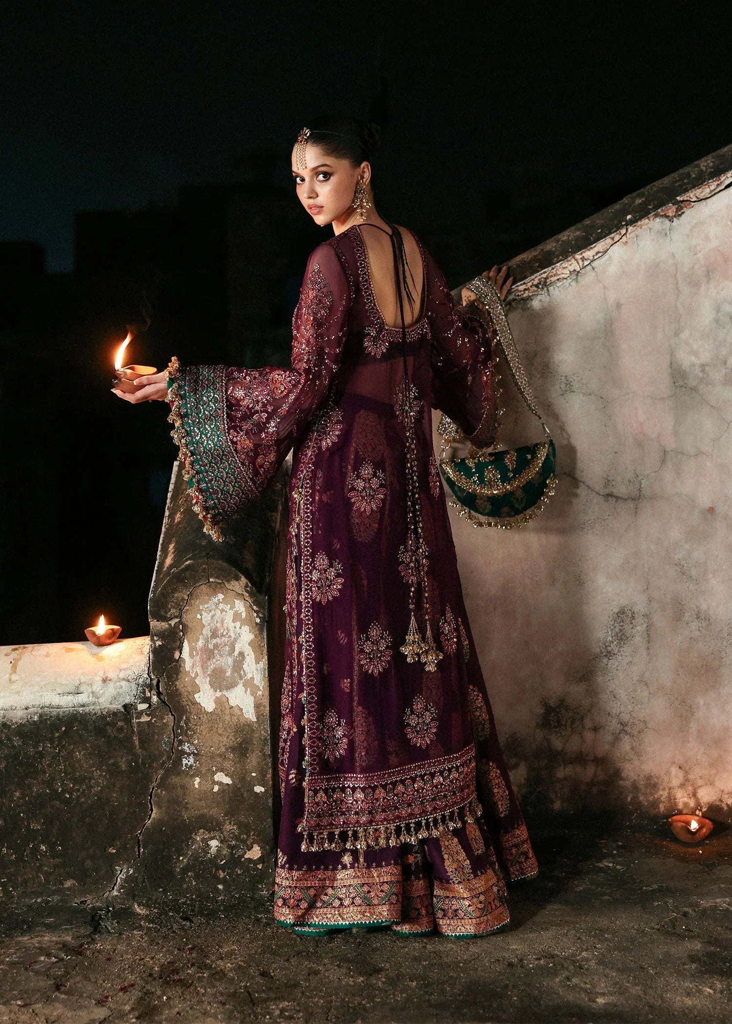Hussain Rehar Unstitched Festive'25 "Ghazal" Royal Embroidery