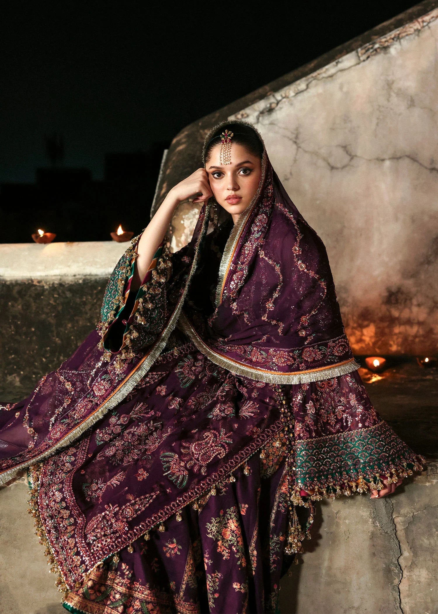 Hussain Rehar Unstitched Festive'25 "Ghazal" Royal Embroidery
