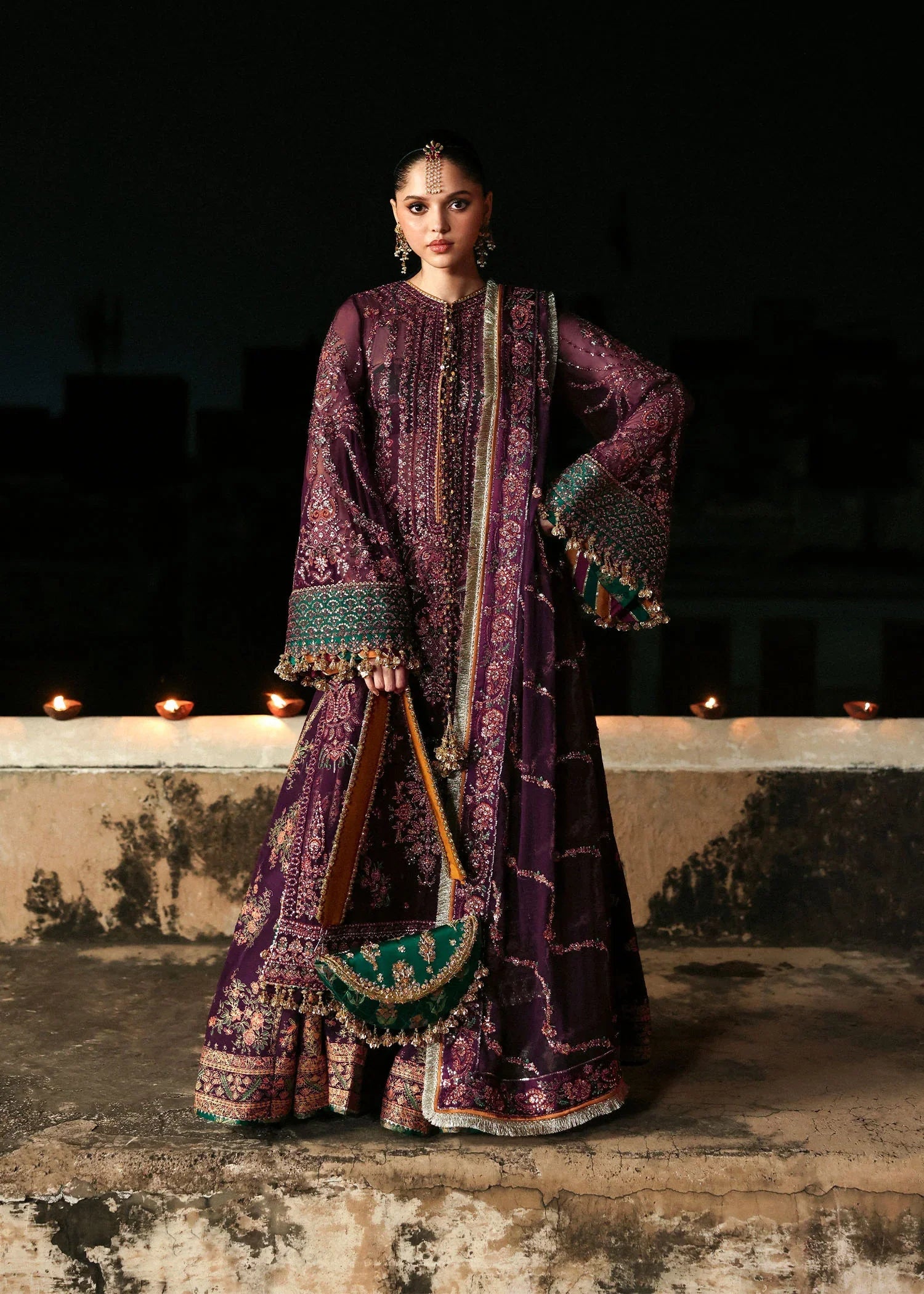 Hussain Rehar Unstitched Festive'25 "Ghazal" Royal Embroidery