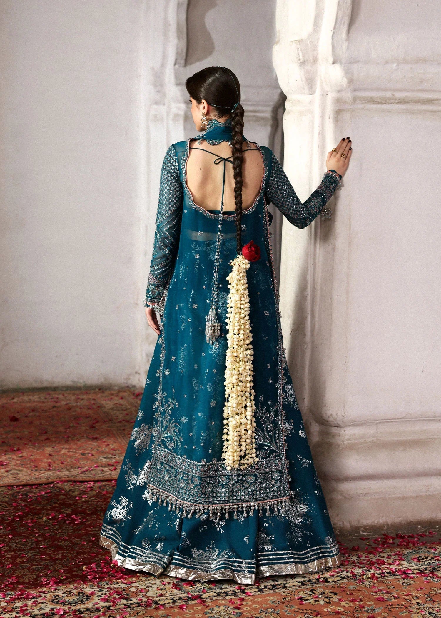 Hussain Rehar Unstitched Festive'25 "Zebunisa" Royal Embroidery