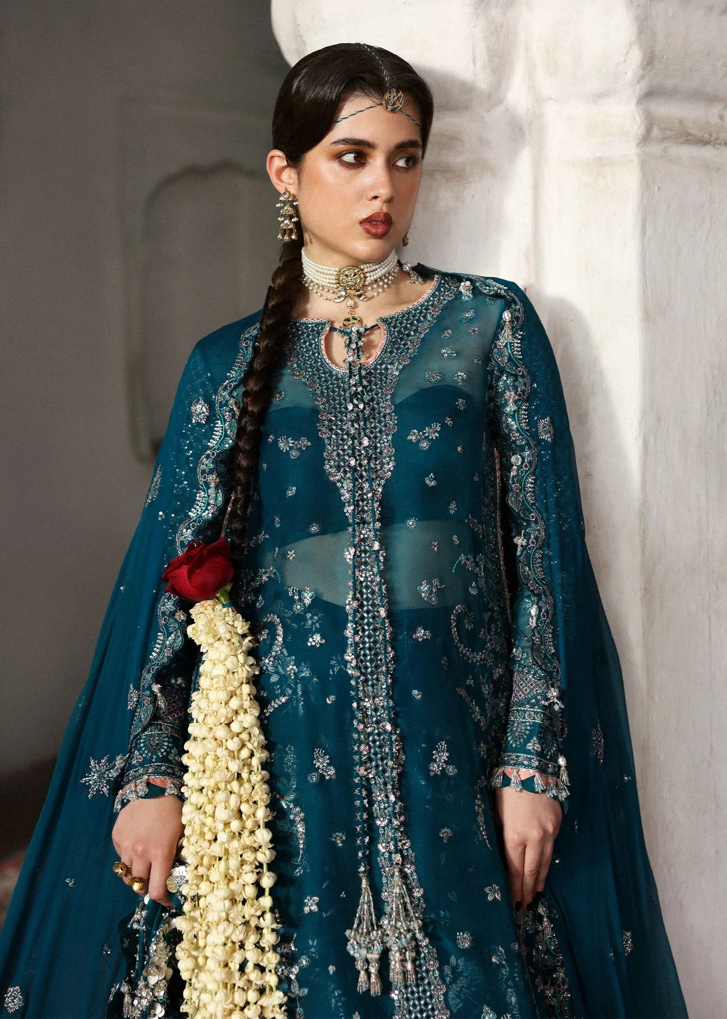 Hussain Rehar Unstitched Festive'25 "Zebunisa" Royal Embroidery
